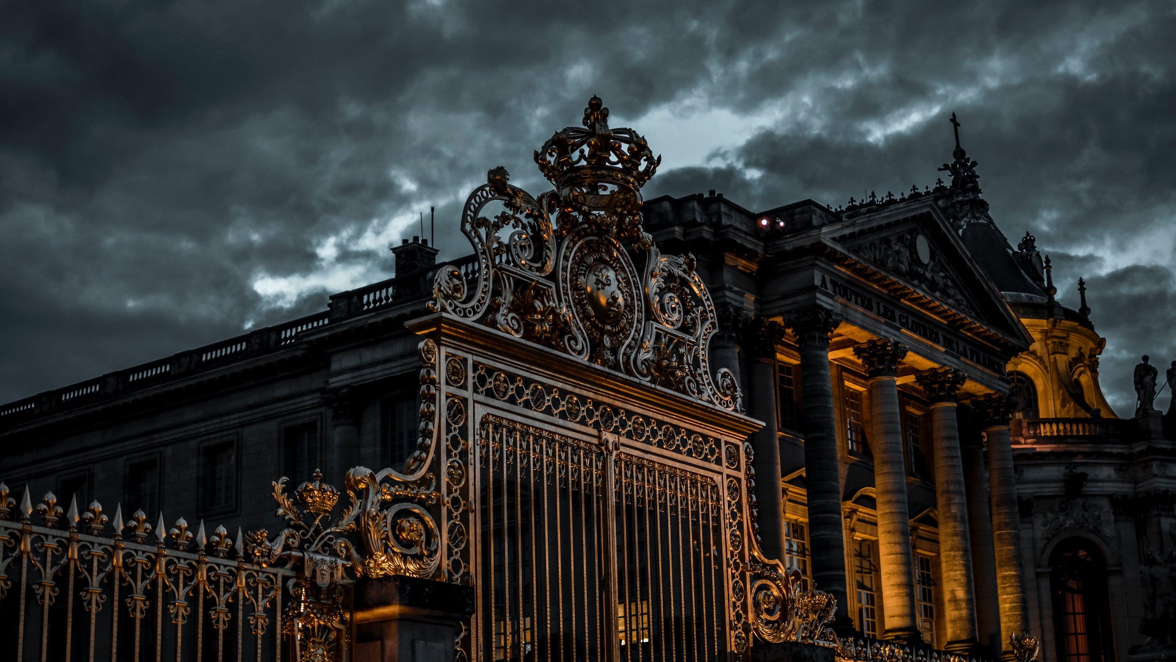 3840x2160 cloudy #sky #gate #cloud palace of versailles versailles palace #darkness #architecture #versailles #building touri. Adventure travel, Small group travel, Travel