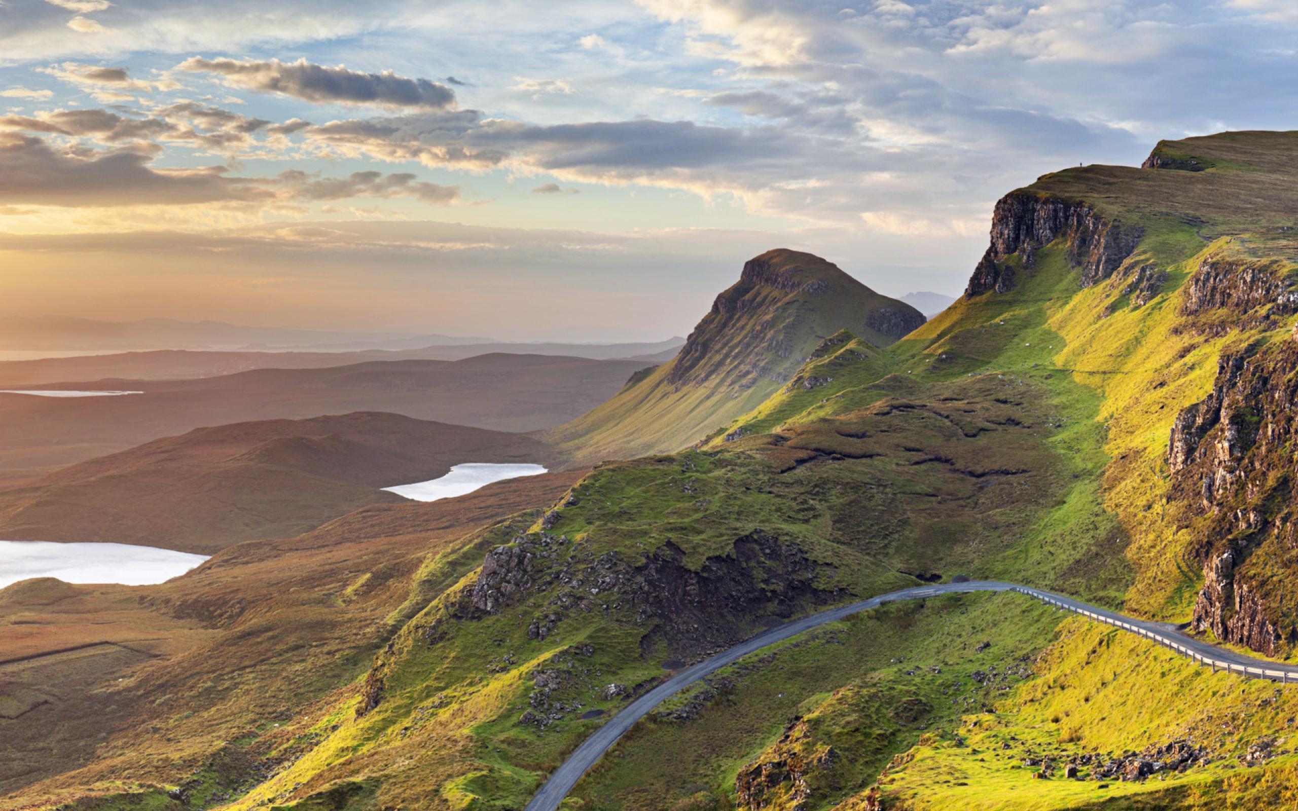 2560x1600 Scotland Road Landscape HD Wallpaper. HD Wallpaper Pal