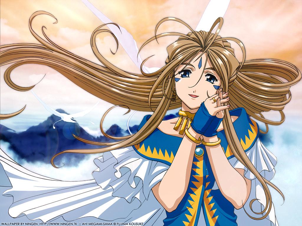1024x768 Belldandy Wallpaper. From the anime Ah