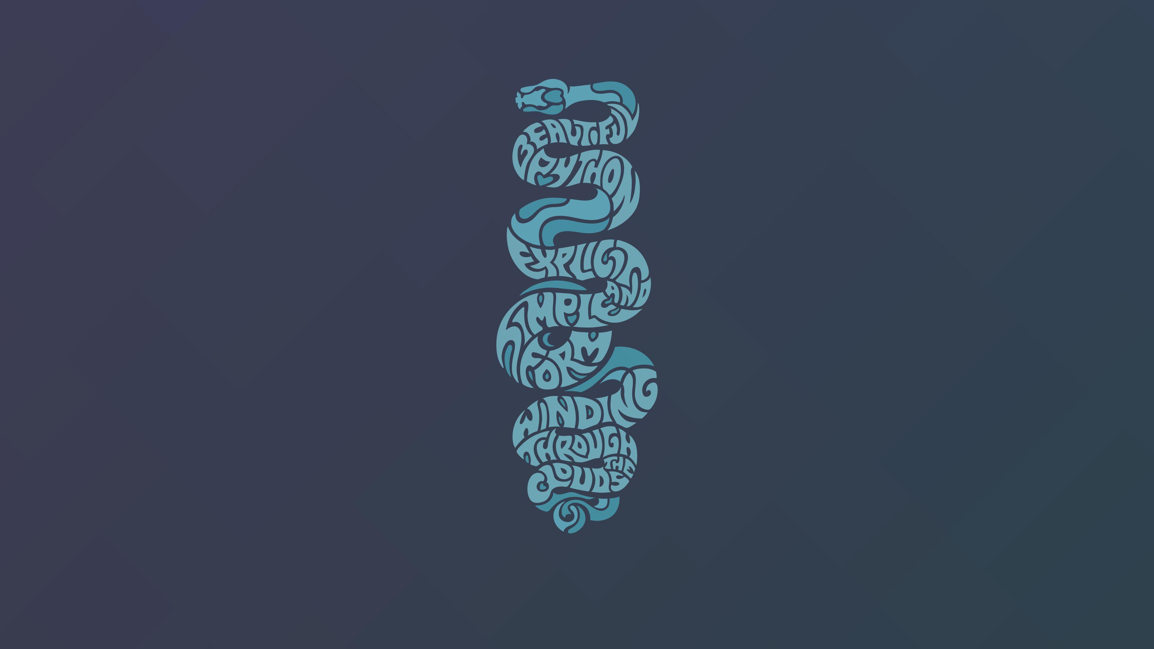 3840x2160 Python Wallpaper