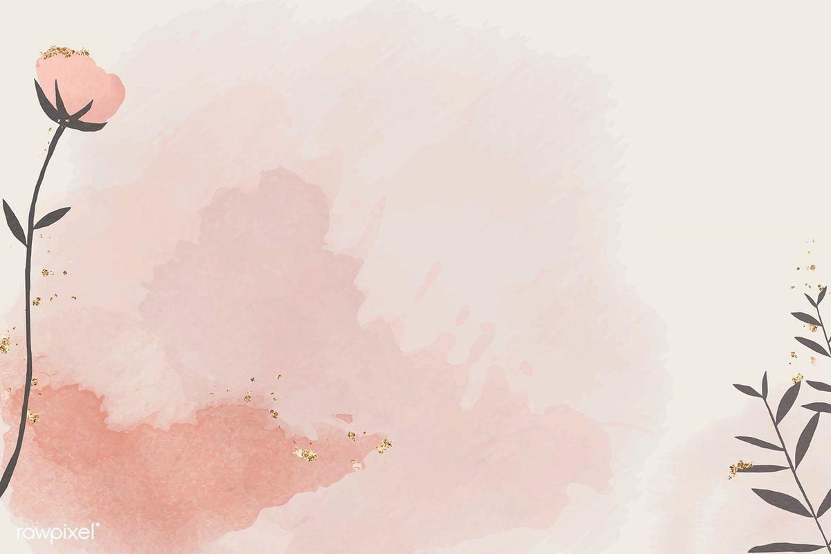 1200x800 Watercolor paper with floral design vector. premium image by r. Pastel background wallpaper, Watercolor desktop wallpaper, Computer wallpaper desktop wallpaper