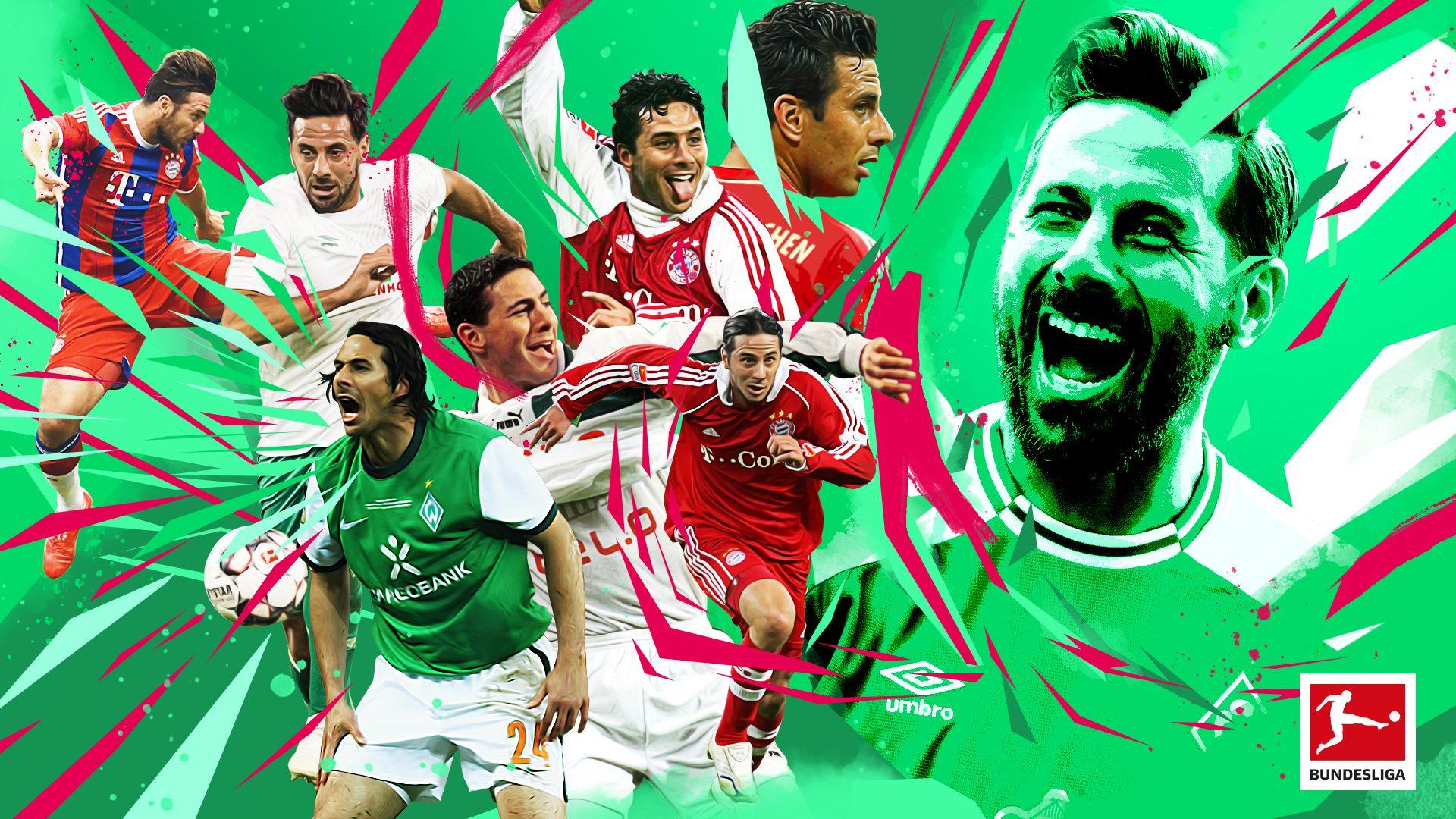 1920x1080 Bundesliga. Werder Bremen's Claudio Pizarro becomes the Bundesliga's oldest goalscorer