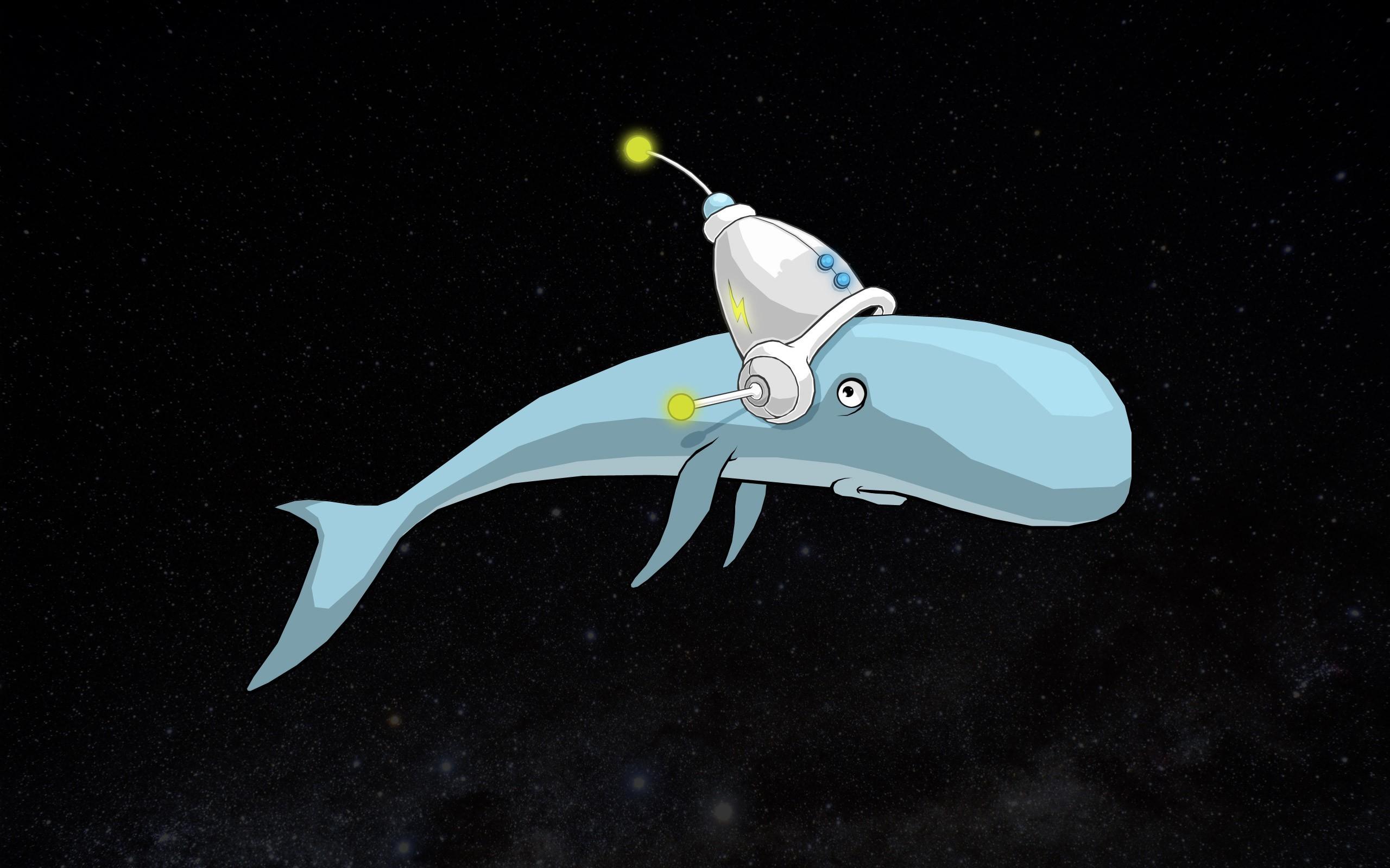 2560x1600 whale space the hitchhikers guide to the galaxy helmet stars Wallpaper HD / Desktop and Mobile Background