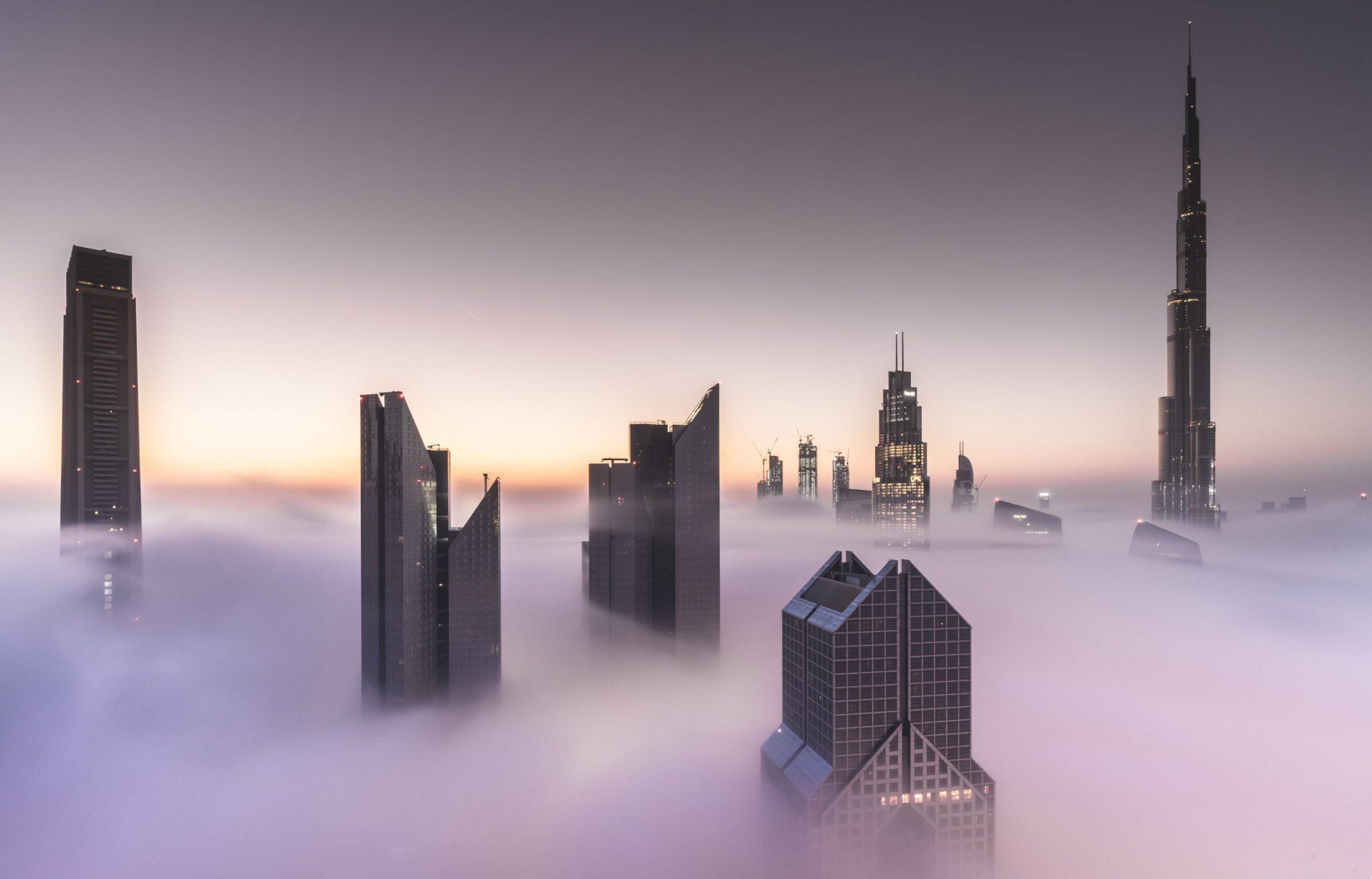 2560x1641 Grey highrise building wallpaper, Dubai, cityscape, mist, Burj Khalifa • Wallpaper For You HD Wallpaper For Desktop & Mobile