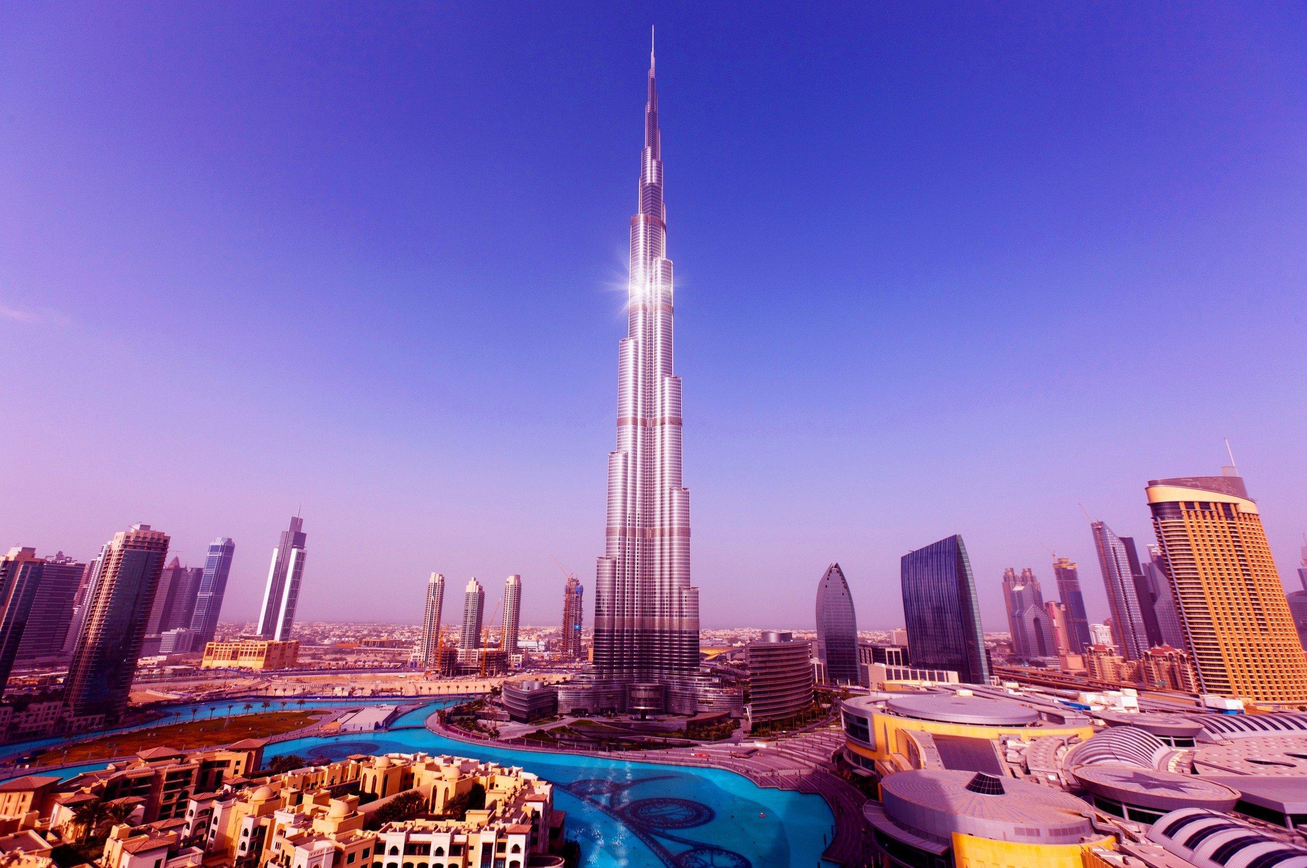 2560x1700 city urban cityscape skyscraper lens flare burj khalifa dubai wallpaper