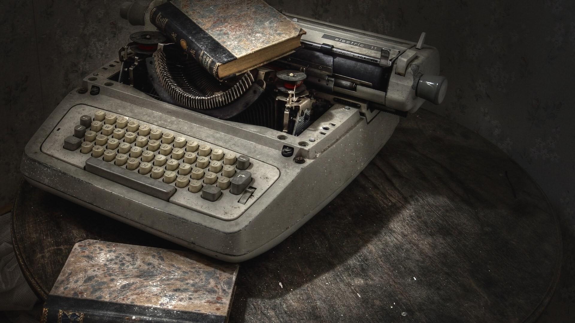 1920x1080 Vintage Typewriter Laptop Full HD 1080P HD 4k Wallpaper, Image, Background, Photo and Picture