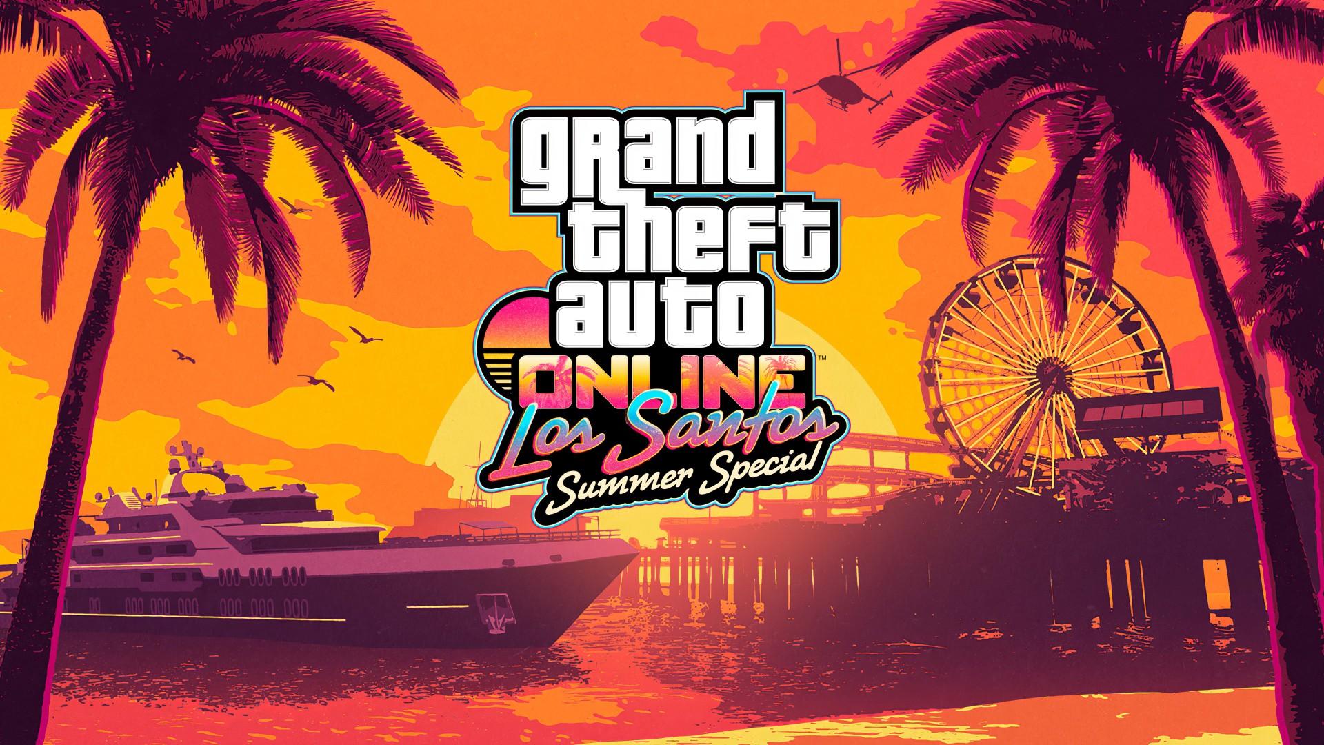 1920x1080 Wallpaper Los Santos Summer Special, GTA Online, poster, 4K, Games