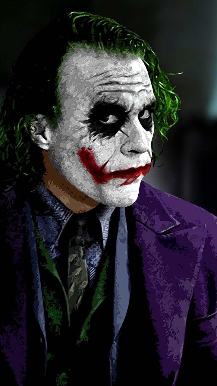 720x1280 Dark Knight Joker Wallpaper HD