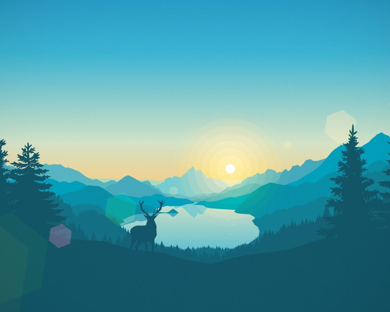 Minimalist Deer Wallpapers - Top Free Minimalist Deer Backgrounds
