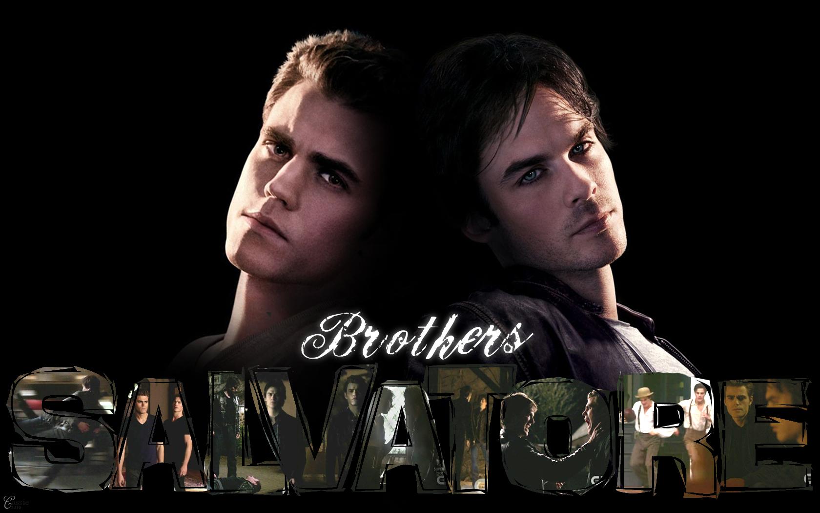1680x1050 Stefan & Damon and Stefan Salvatore Wallpaper