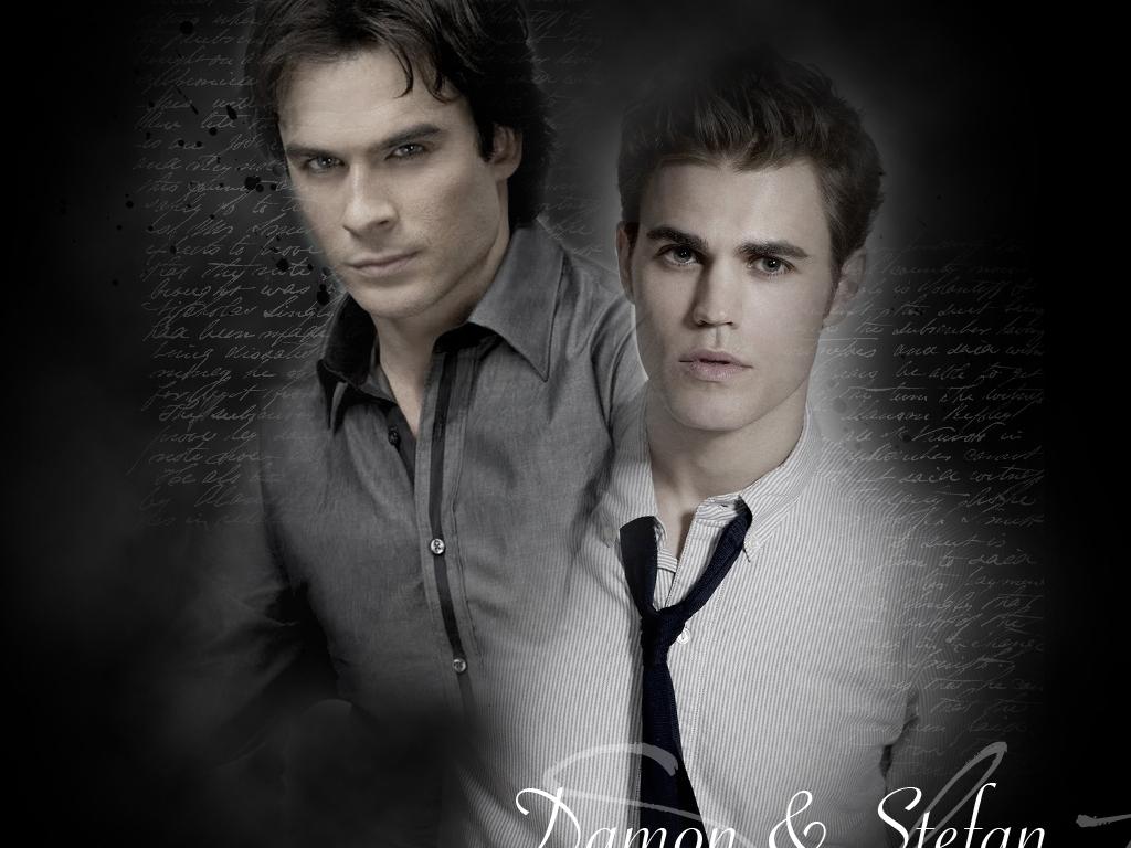 1024x768 Damon&Stefan ✯ and Stefan Salvatore Wallpaper