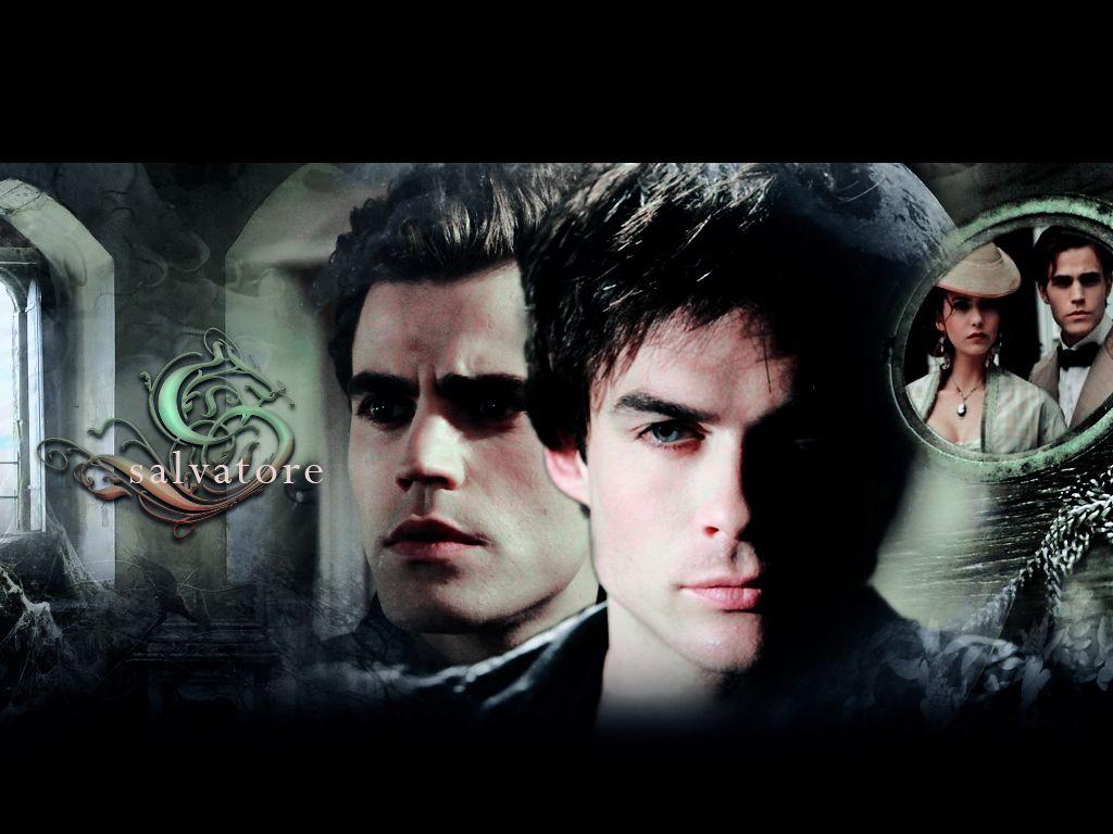 1024x768 The Vampire Diaries Saga Fan Art: Salvatore Brothers. Vampire diaries, Damon and stefan salvatore, Vampire
