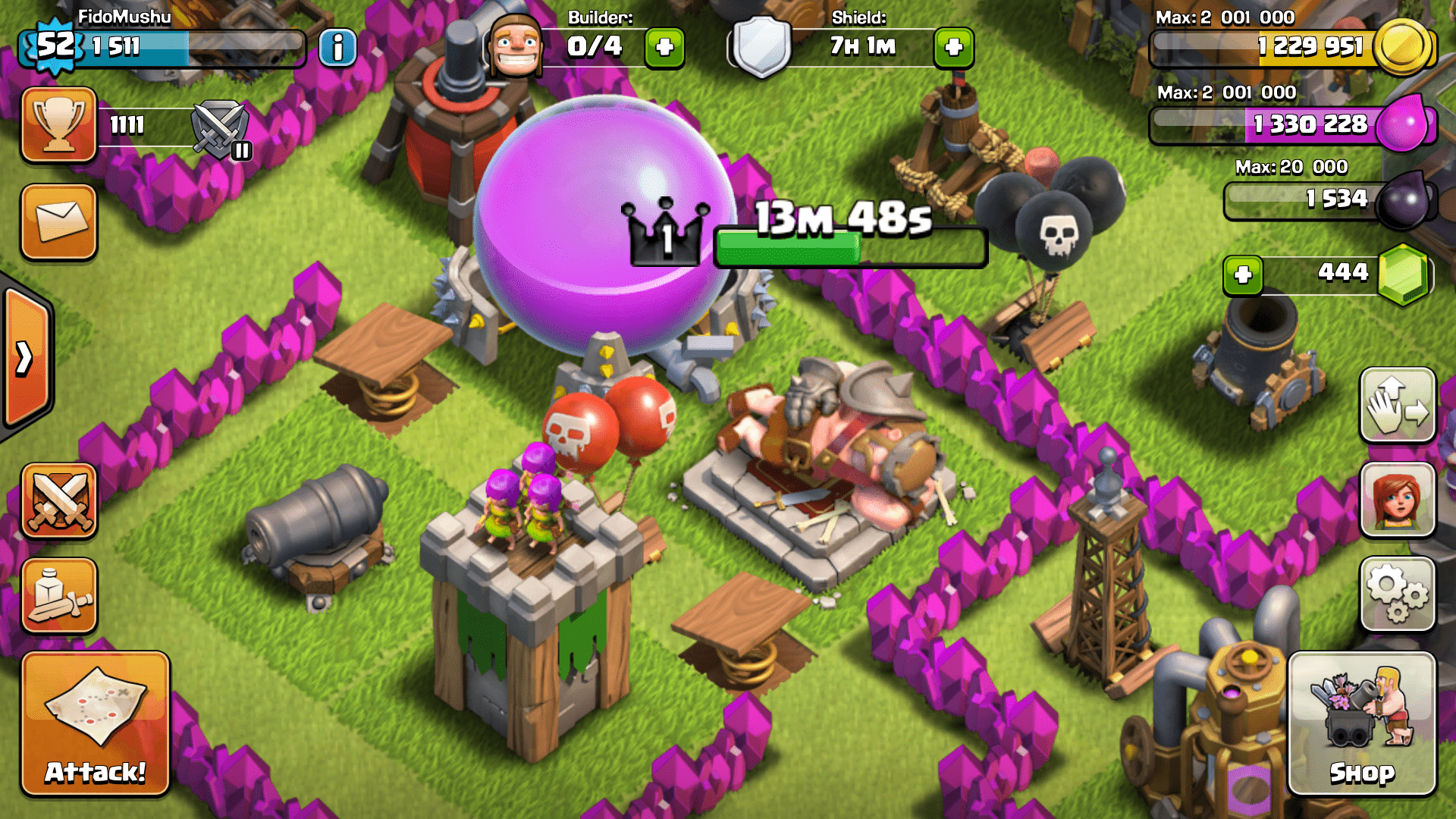 1920x1080 Clash of Clans: Barbarian King Only Sleeps When He is Dizzy