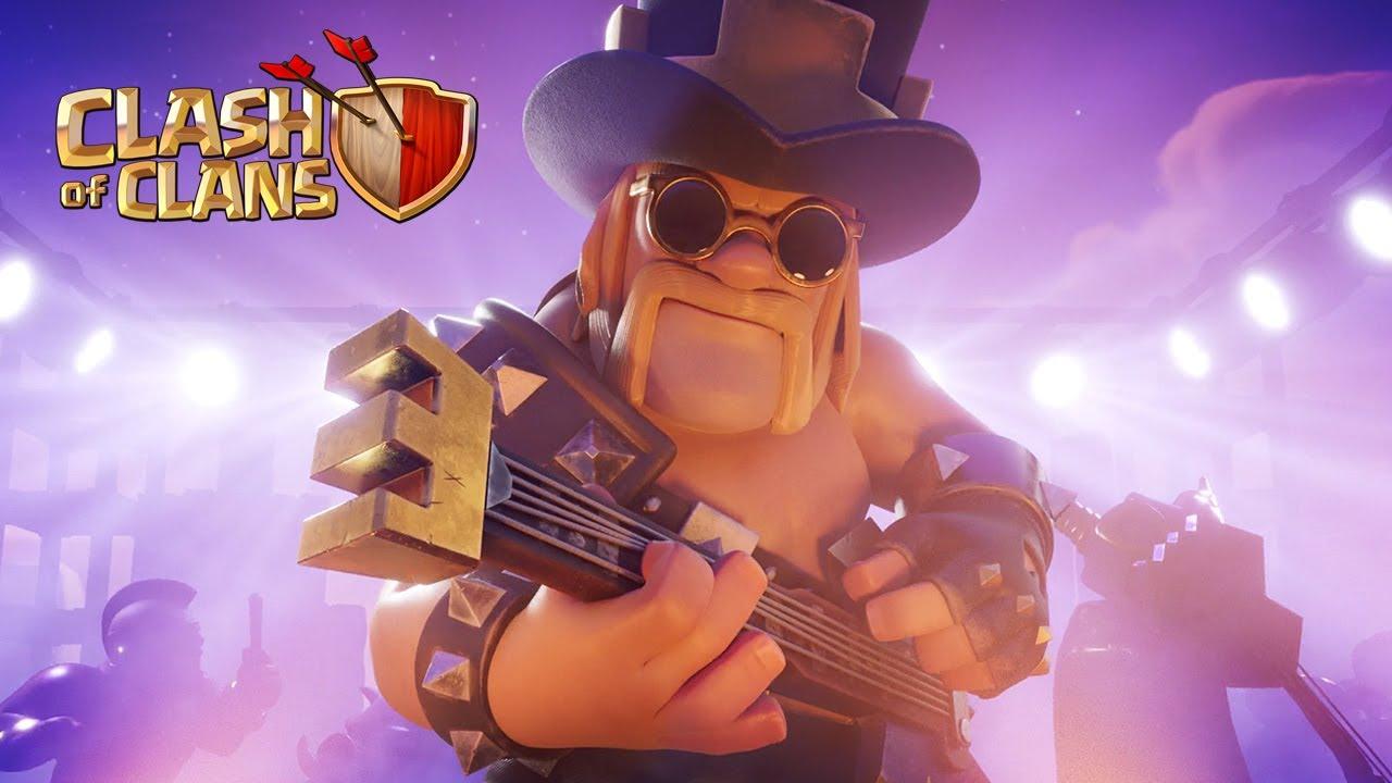 1280x720 Rock On Party King! (Clash of Clans 8th Anniversary)