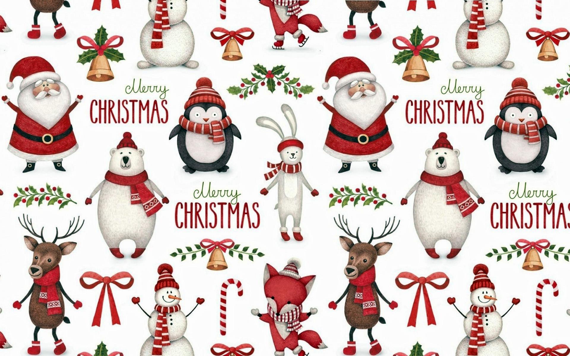 1920x1200 Download wallpaper christmas characters pattern, xmas background, christmas concepts, christmas decorations, background with christmas characters, christmas background for desktop with resolution 1920x1200. High Quality HD picture wallpaper