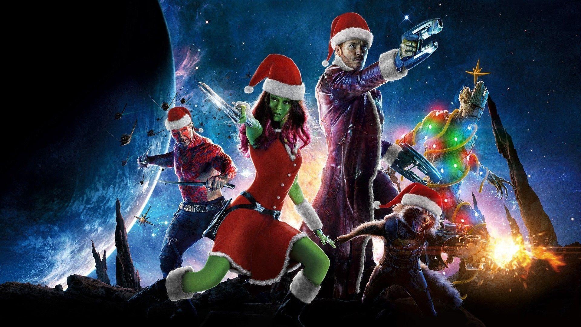 1920x1080 Marvel Christmas Wallpaper