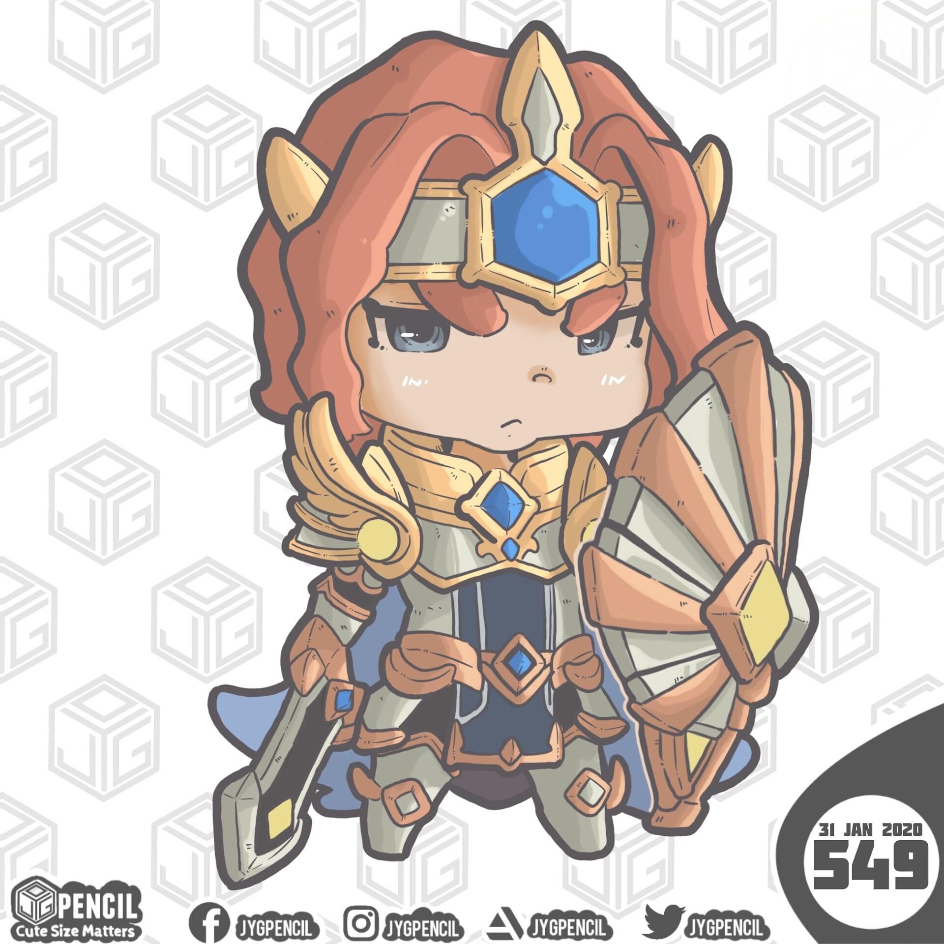 1920x1920 JYG Pencil ™ 549: Tigreal [Lightborn Defender)
