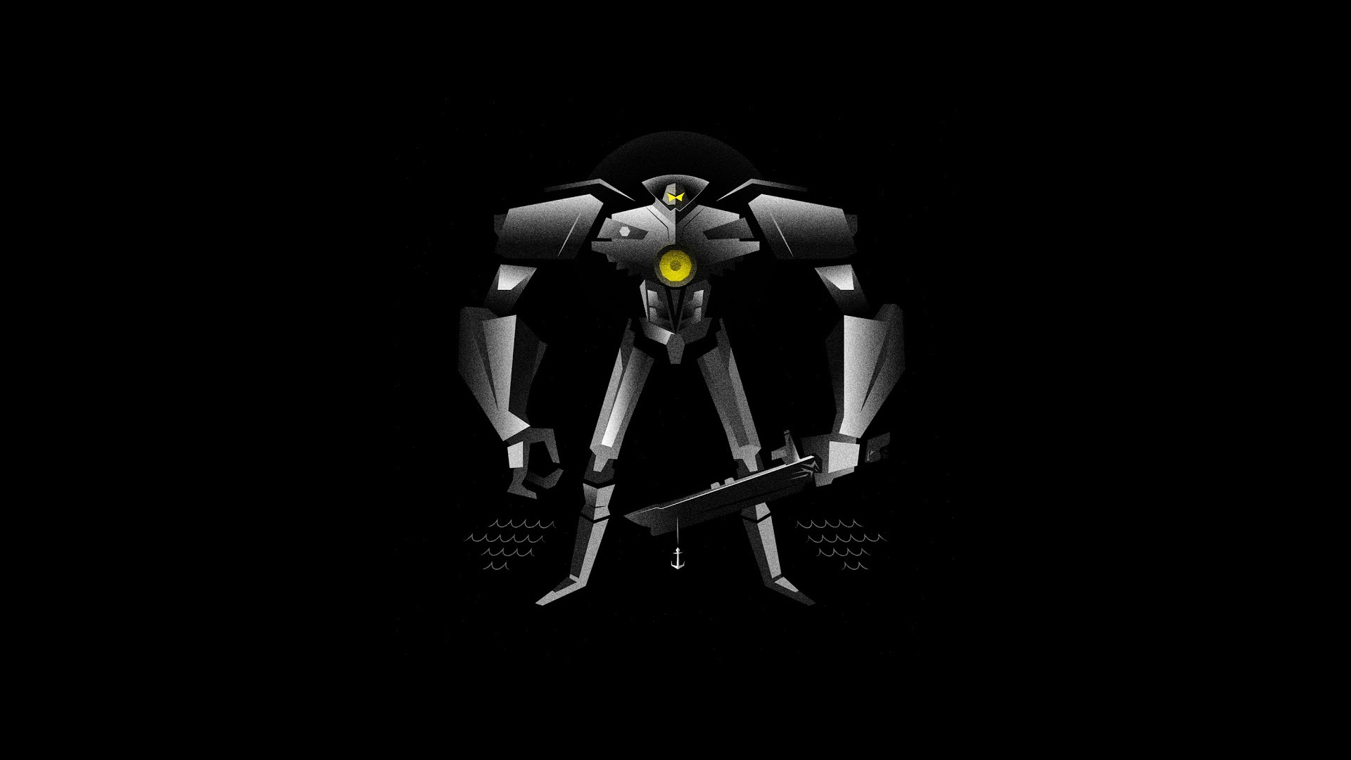 1920x1080 pacific, Rim, Giant, Robot, Black, Mecha Wallpaper HD / Desktop and Mobile Background