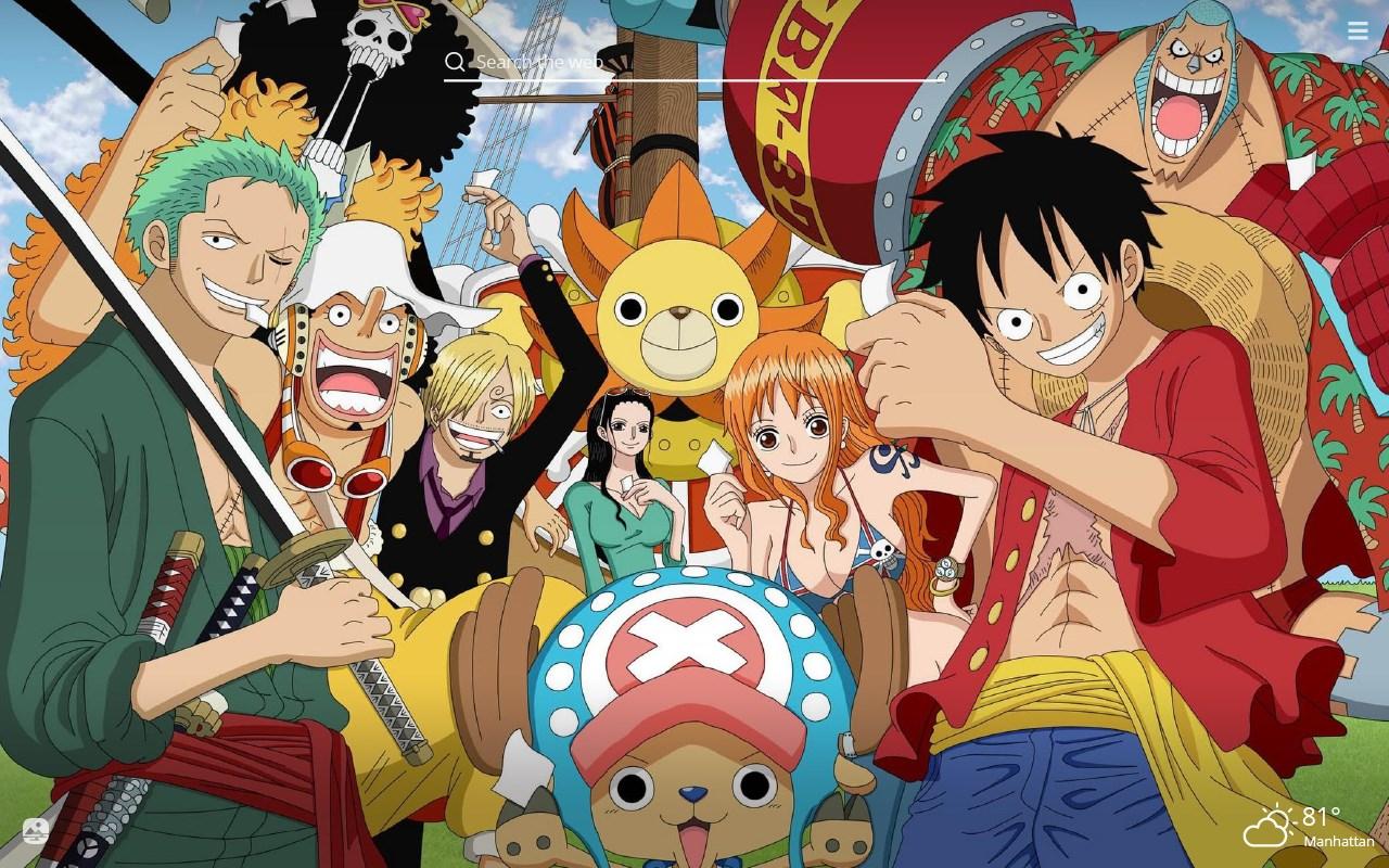 1280x800 One Piece HD Wallpaper New Tab Theme Edge Addons