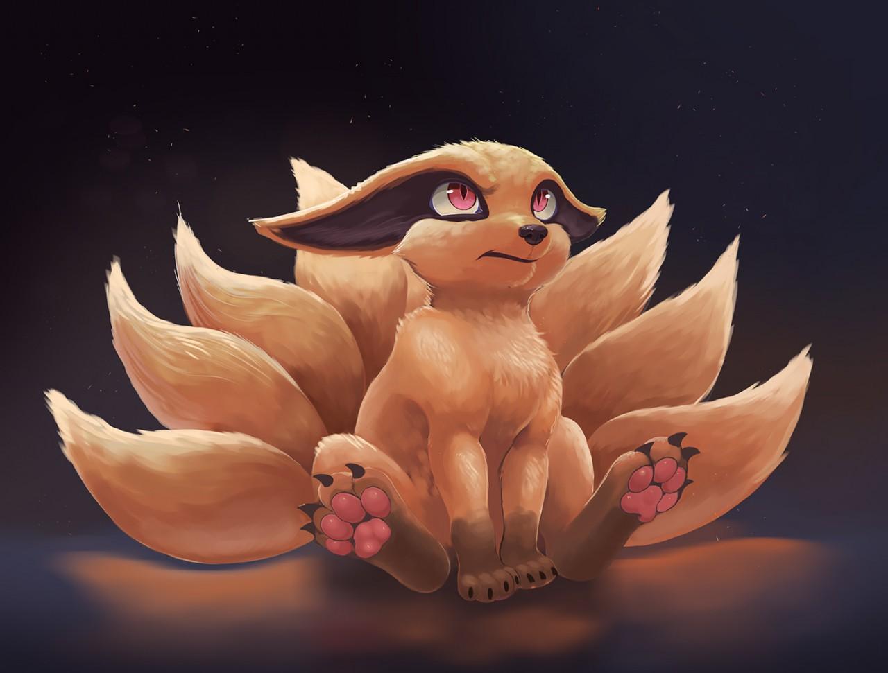 1280x971 Kyuubi (NARUTO) (Nine Tailed Fox) Wallpaper Anime Image Board