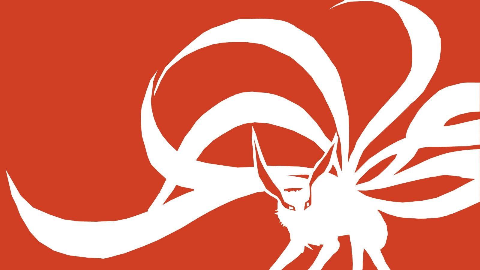 1600x900 Kurama digital wallpaper #anime #fox simple background #animals Naruto Shippuuden nine tails. Digital wallpaper, Naruto and sasuke wallpaper, Minimalist wallpaper