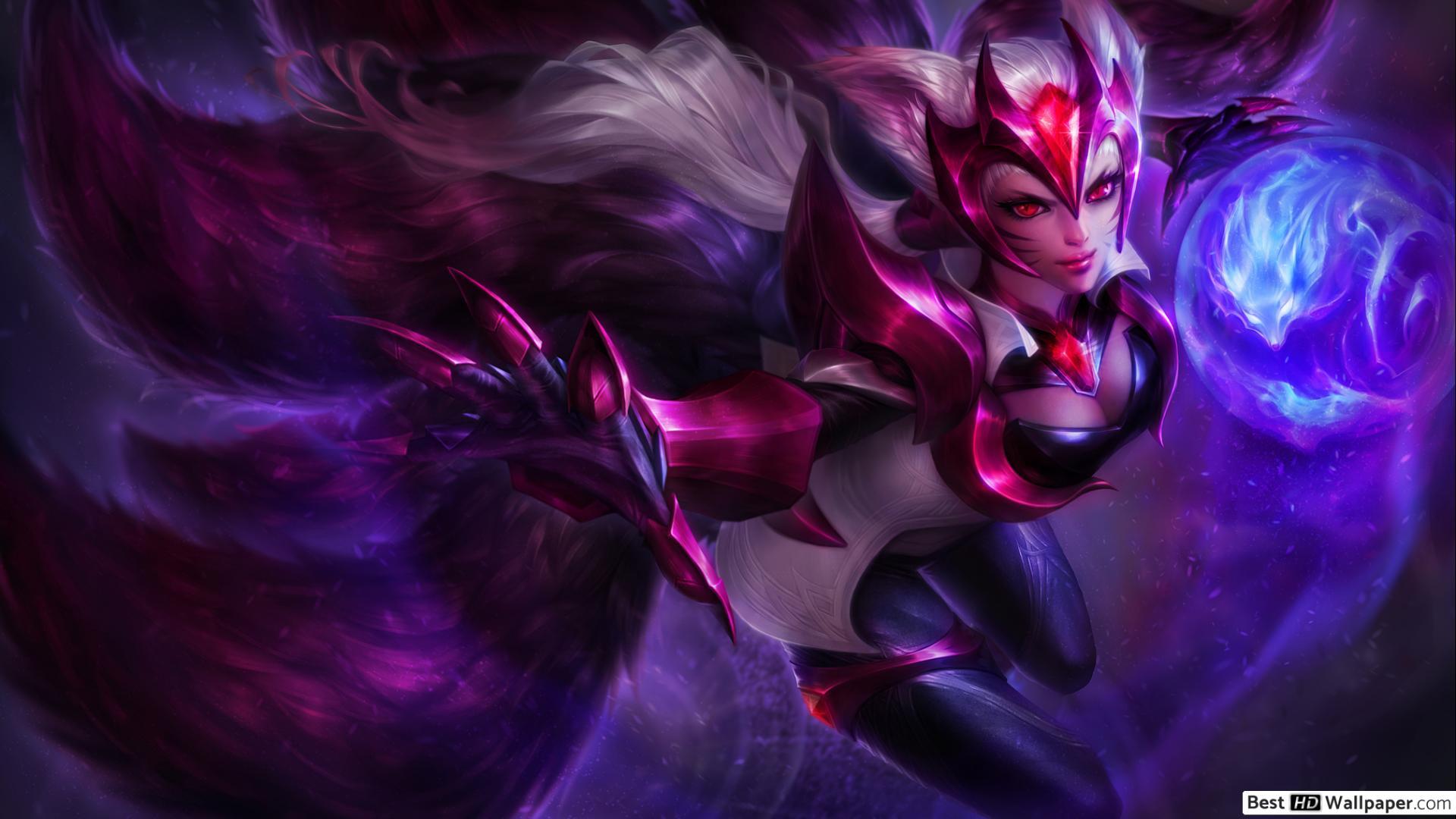 1920x1080 League Of Legends, Nine Tailed Fox HD Wallpaper Download