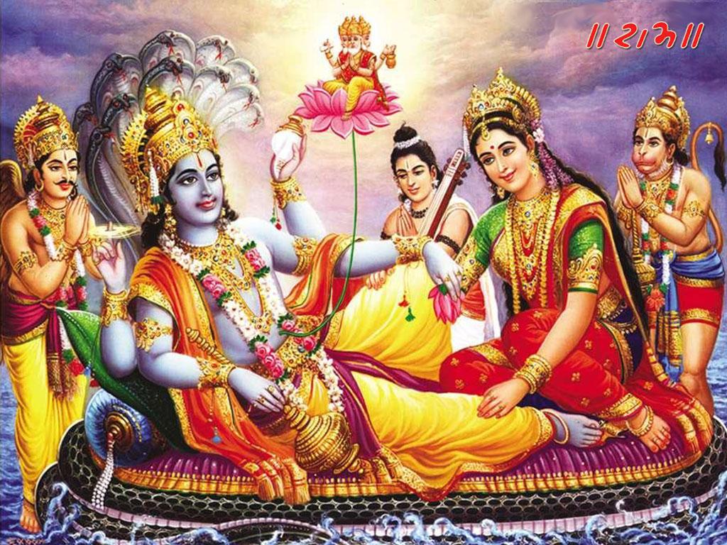 1024x768 Shesh Nag Shayya Vishnu Laxmi. Consort