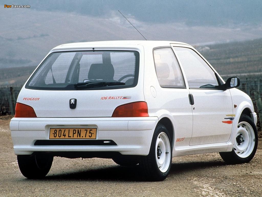 1024x768 Peugeot 106 Rallye 1997–98 wallpaper (1024x768)