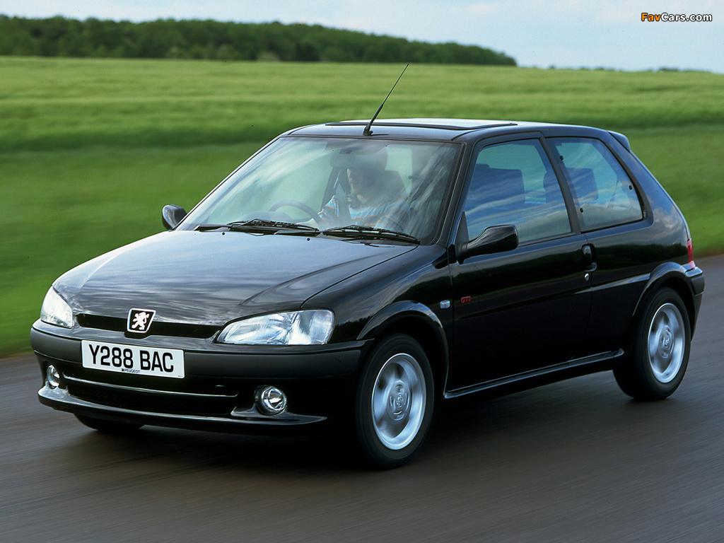 1024x768 Peugeot 106 GTI UK Spec 1996–2003 Wallpaper (1024x768)