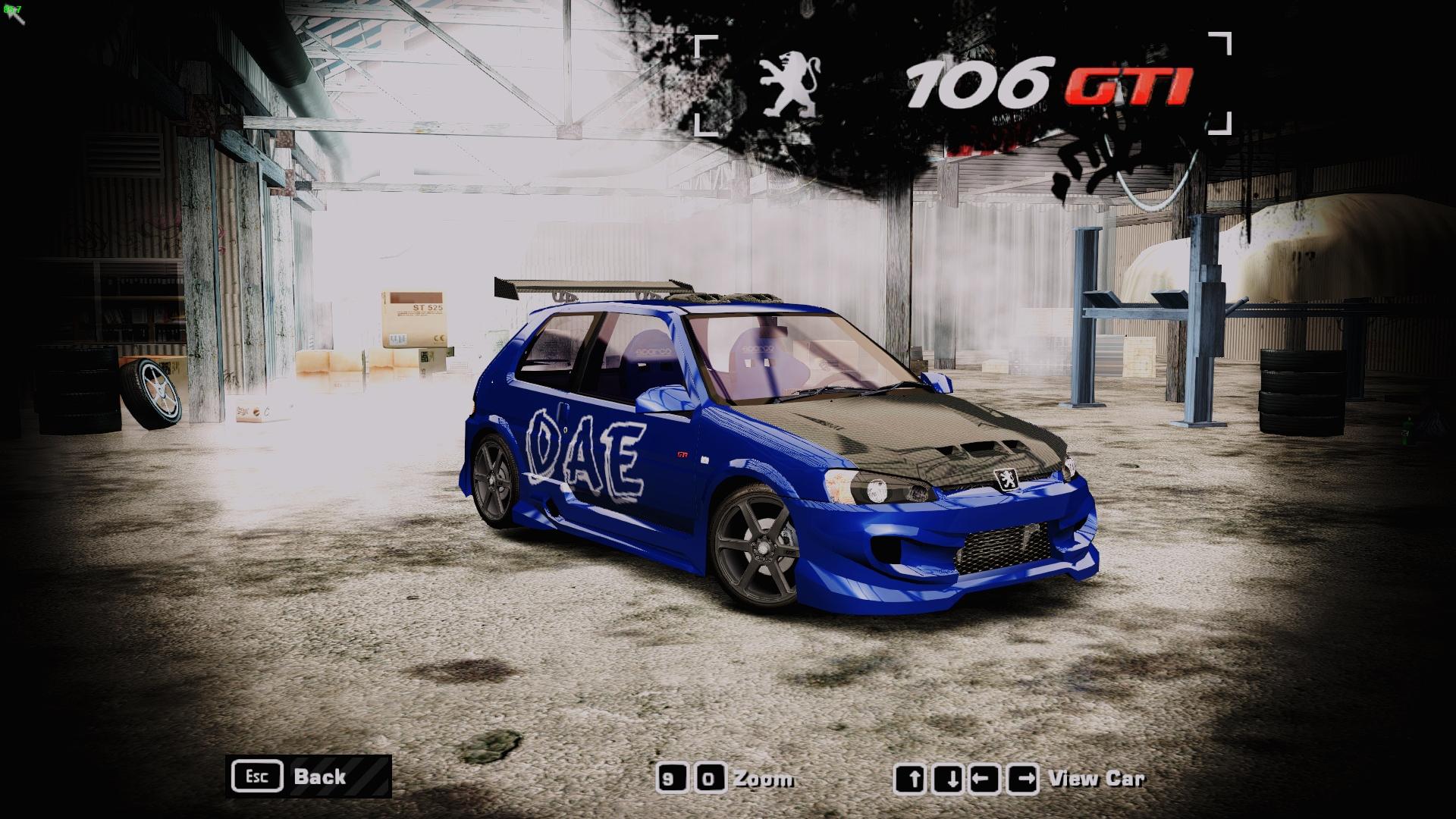 1920x1080 Peugeot 106 by Chris DAE. Need For Speed Most Wanted