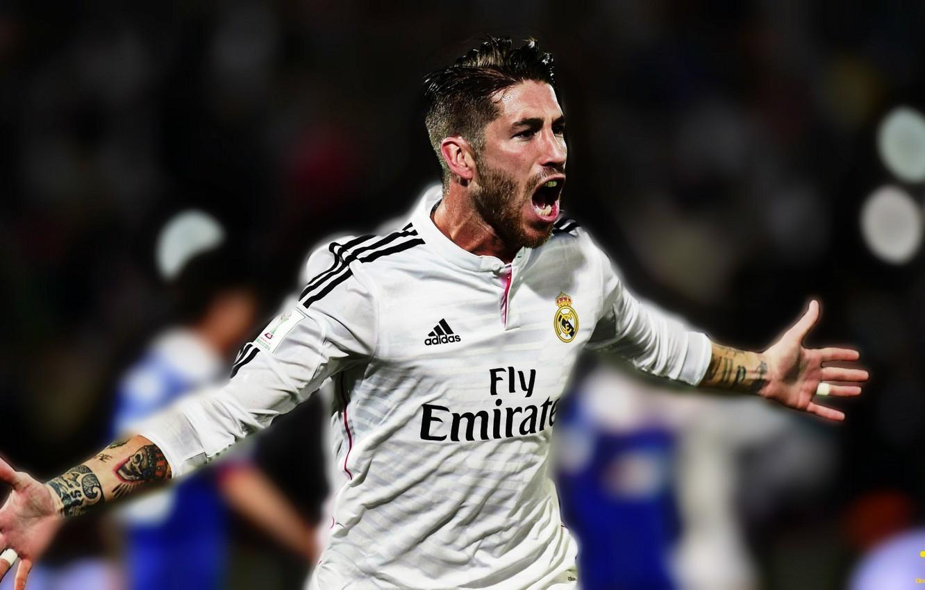 1332x850 Wallpaper football, sport, tattoo, player, Real Madrid, Real, football field, Sergio Ramos, Ramos, Sergio, Sergio Ramos, Sergio, hala madrid image for desktop, section спорт
