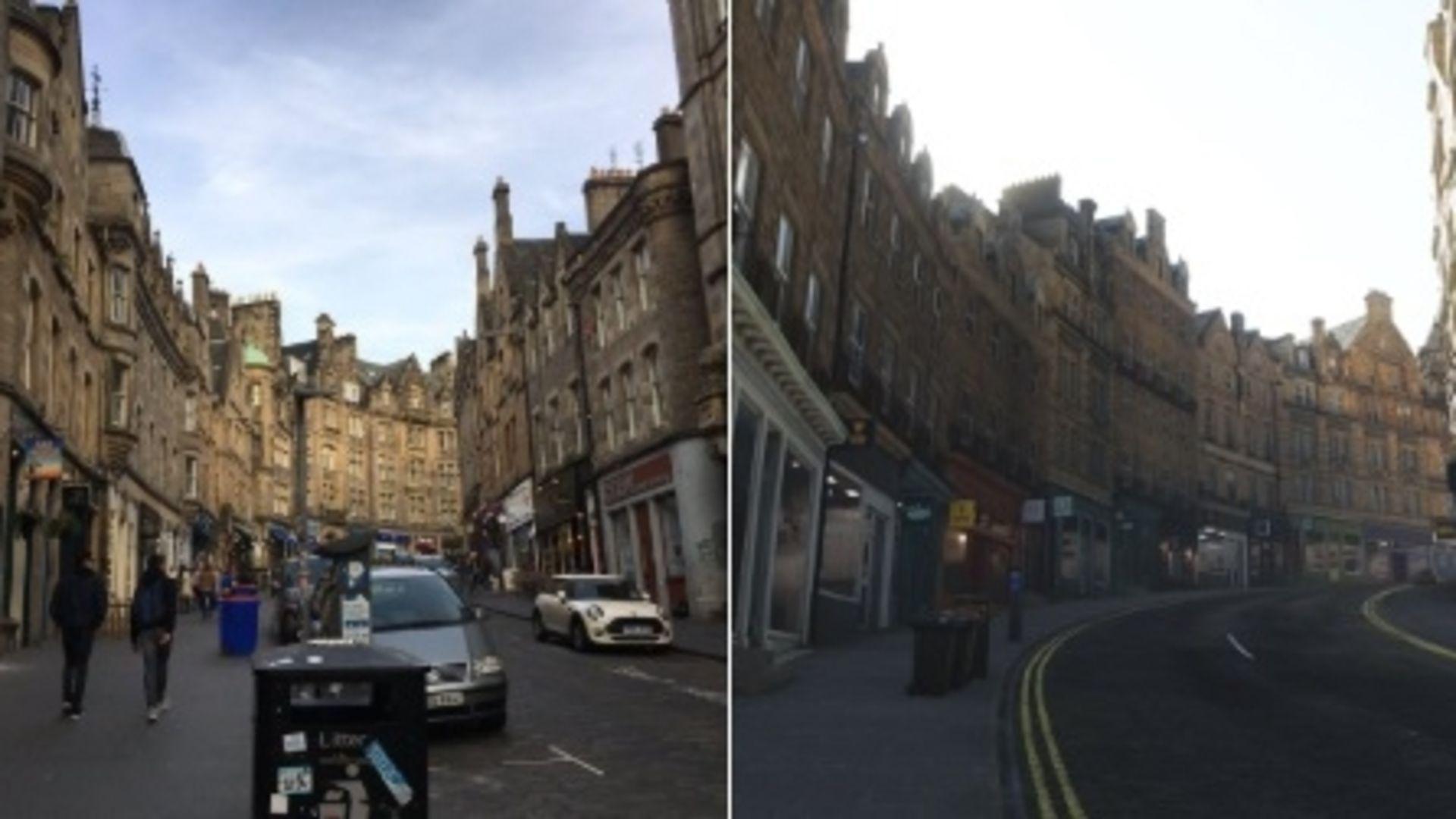 1920x1080 Forza Horizon 4's Edinburgh Versus Real Life Edinburgh •