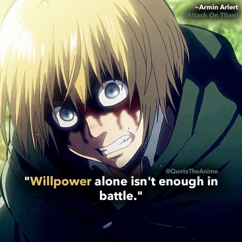 1024x1024 Powerful Armin Arlert Quotes (HQ Image)