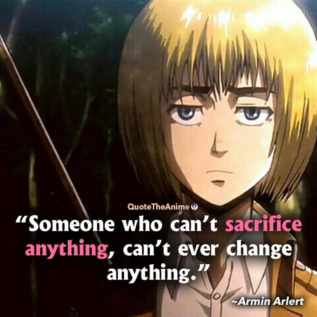 1024x1024 Powerful Armin Arlert Quotes (HQ Image)