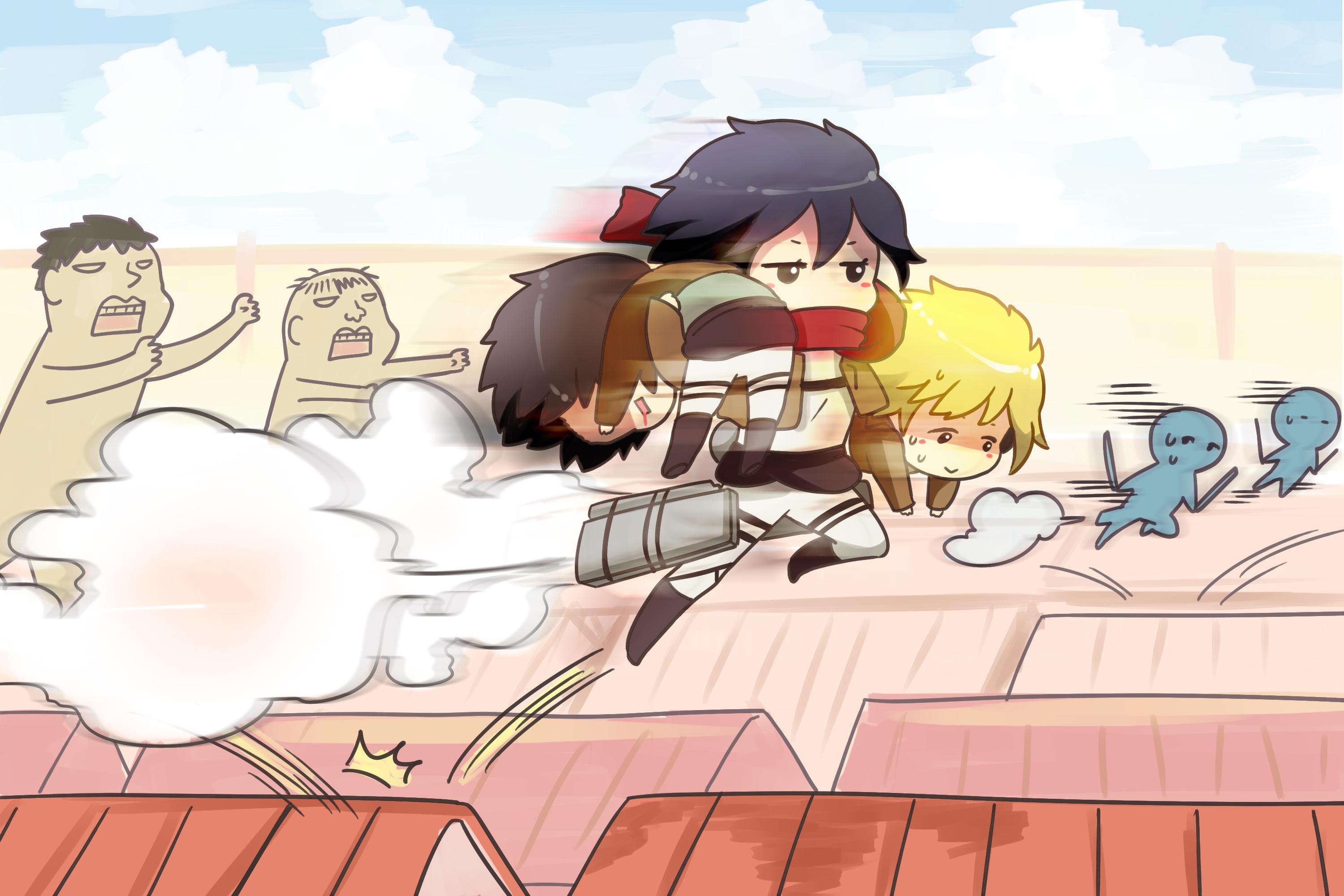 3000x2000 shingeki, No, Kyojin, Armin, Arlert, Eren, Jaeger, Mikasa, Ackerman, Moxue, Qianxi, Shingeki, No, Kyojin Wallpaper HD / Desktop and Mobile Background