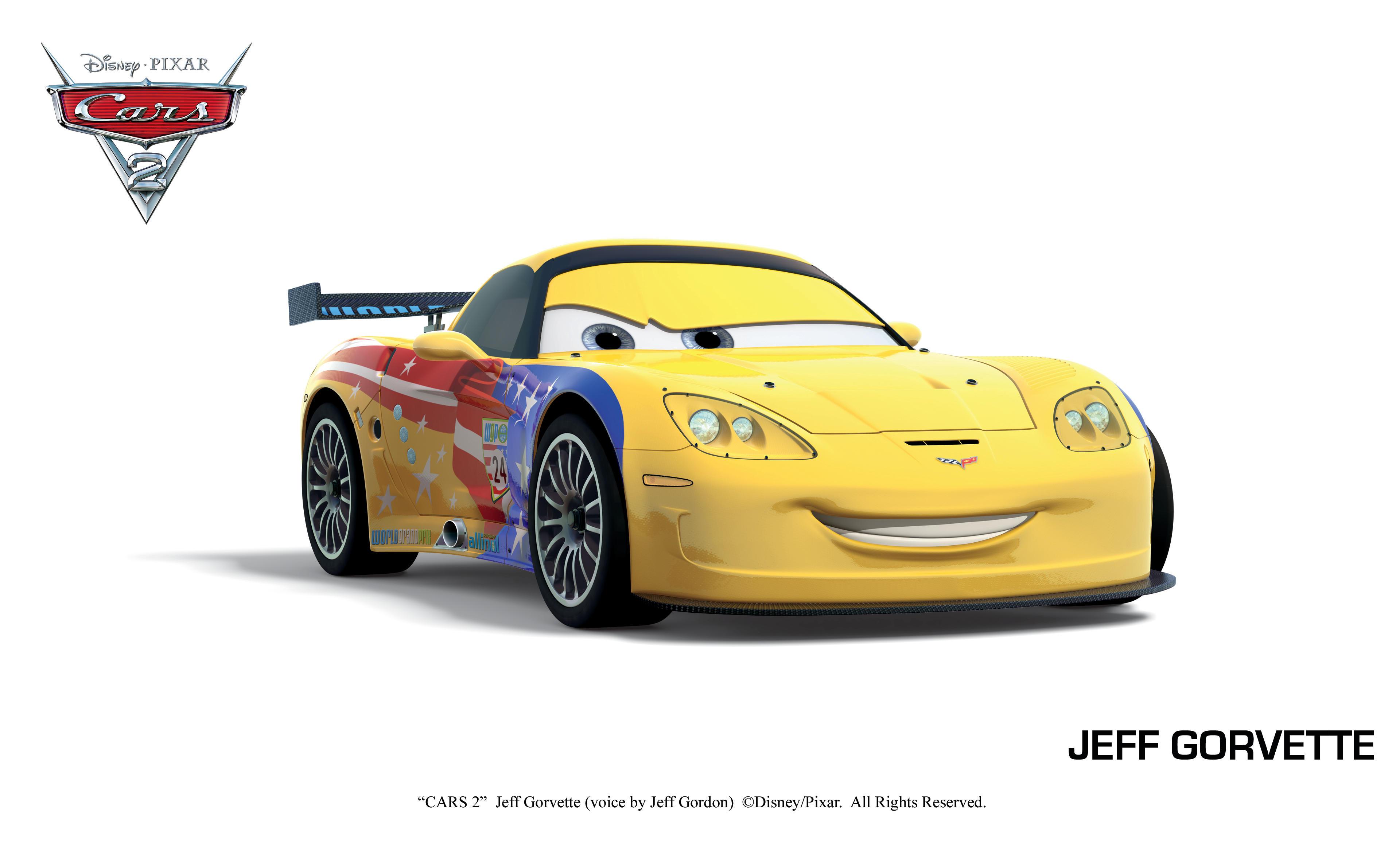 3840x2376 Disney Cars 2 Jeff Gorvette