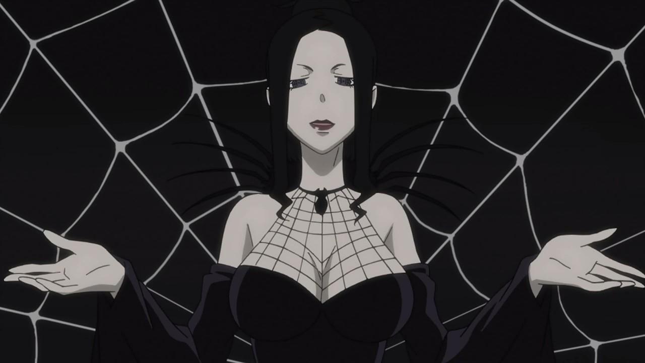 1280x720 Arachne Gorgon. The secret world of the animated characters
