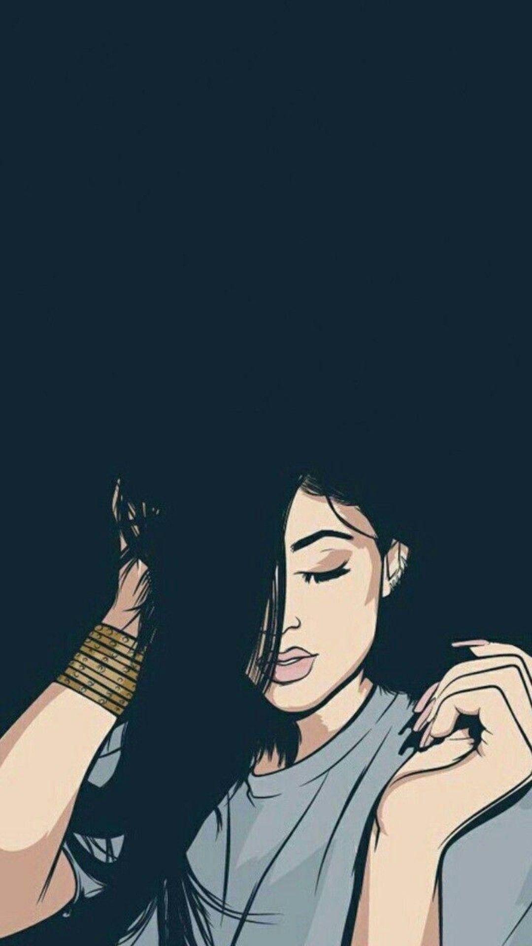 1080x1920 Imagens Tumblr. Dibujo kylie jenner, Fondos de mujer, Art pop