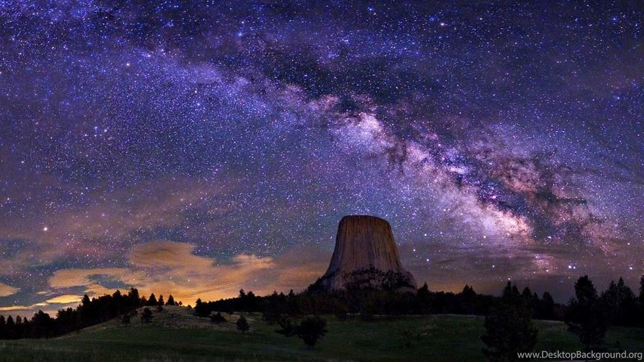 1280x720 Milky Way Galaxy From Earth Wallpaper HD Pics About Space Desktop Background