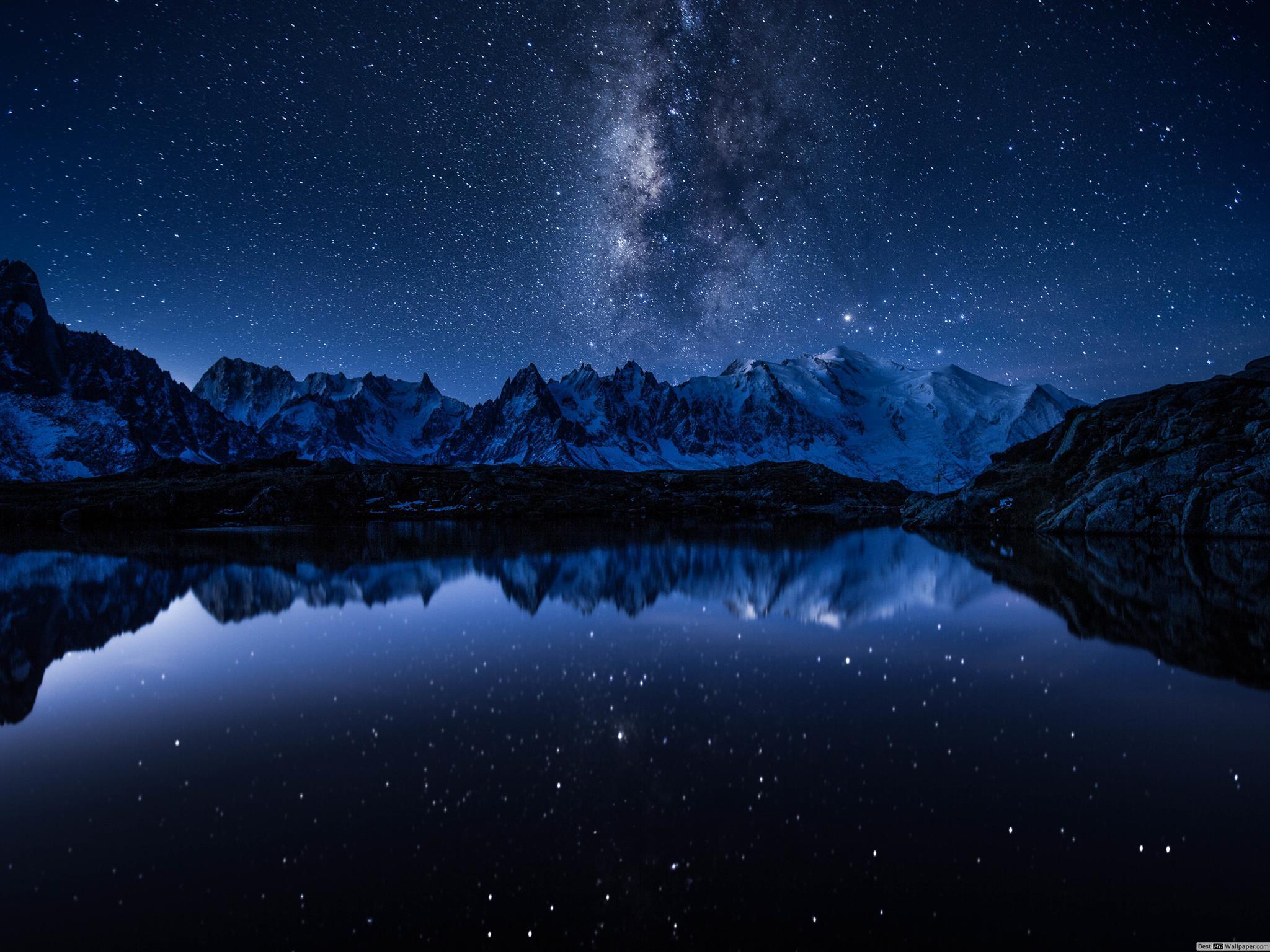 2048x1536 Milky Way From Earth Wallpaper