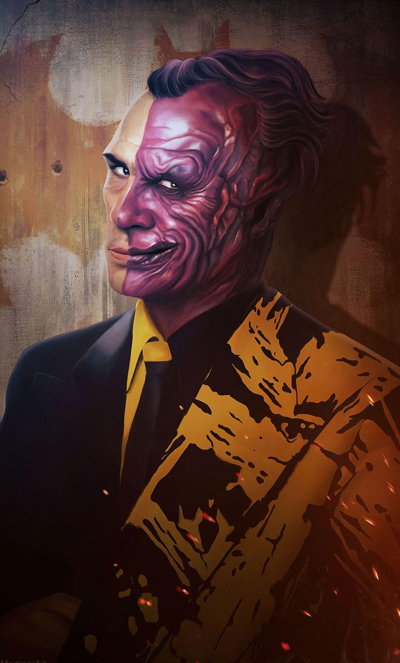 Two-Face Art iPhone Wallpapers - Top Free Two-Face Art iPhone