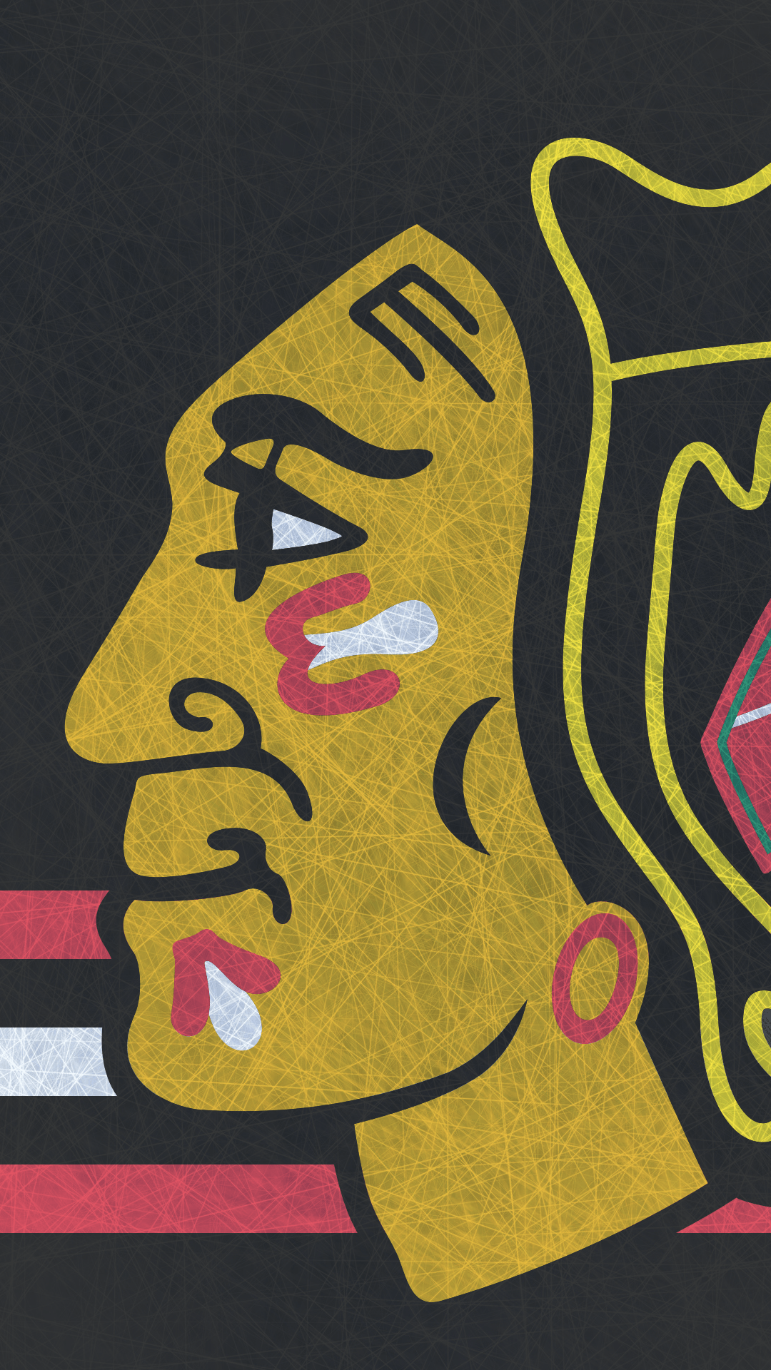 1080x1920 Blackhawks mobile wallpaper I just made
