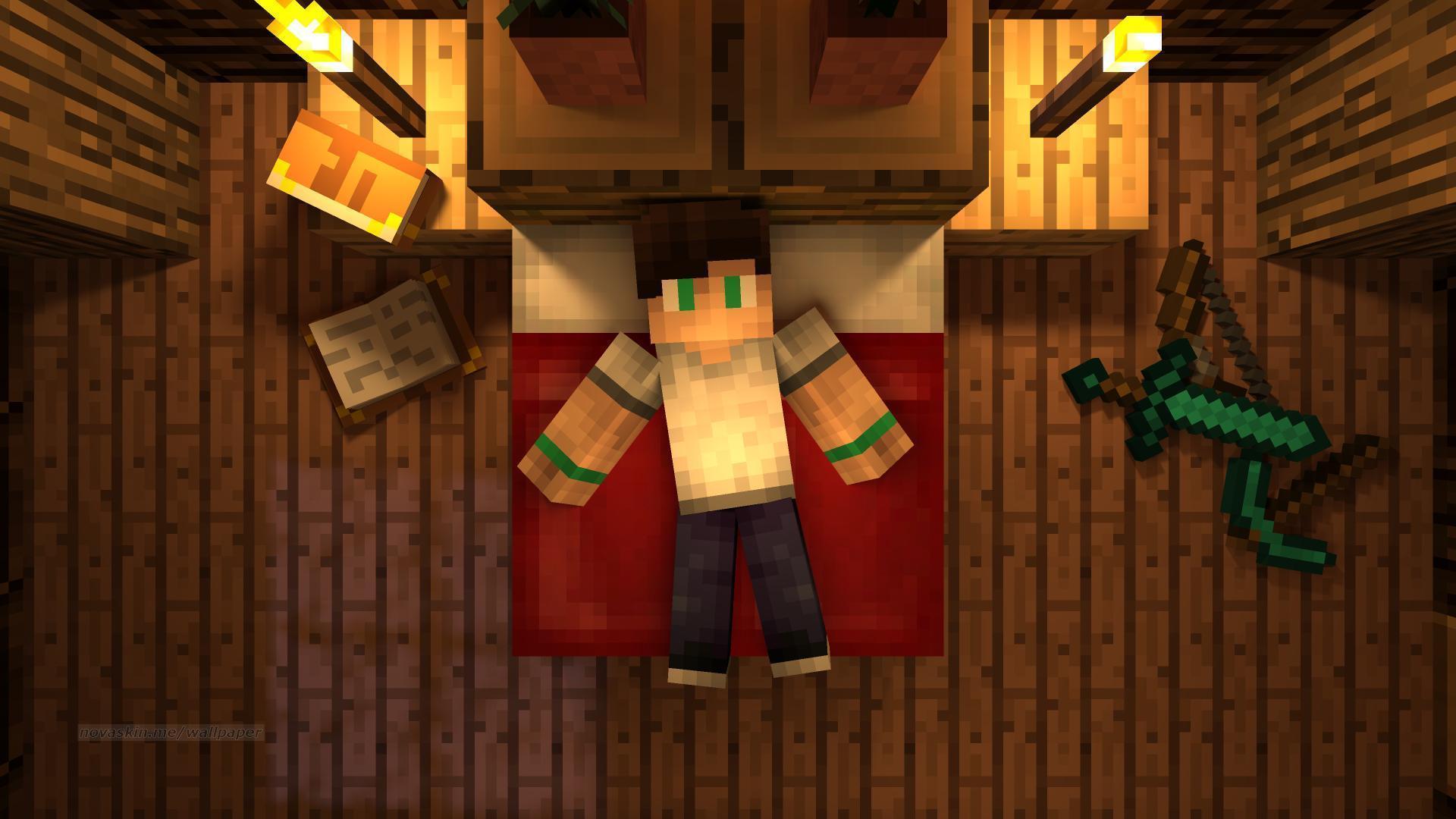 1920x1080 Minecraft Girl Skins Wallpaper