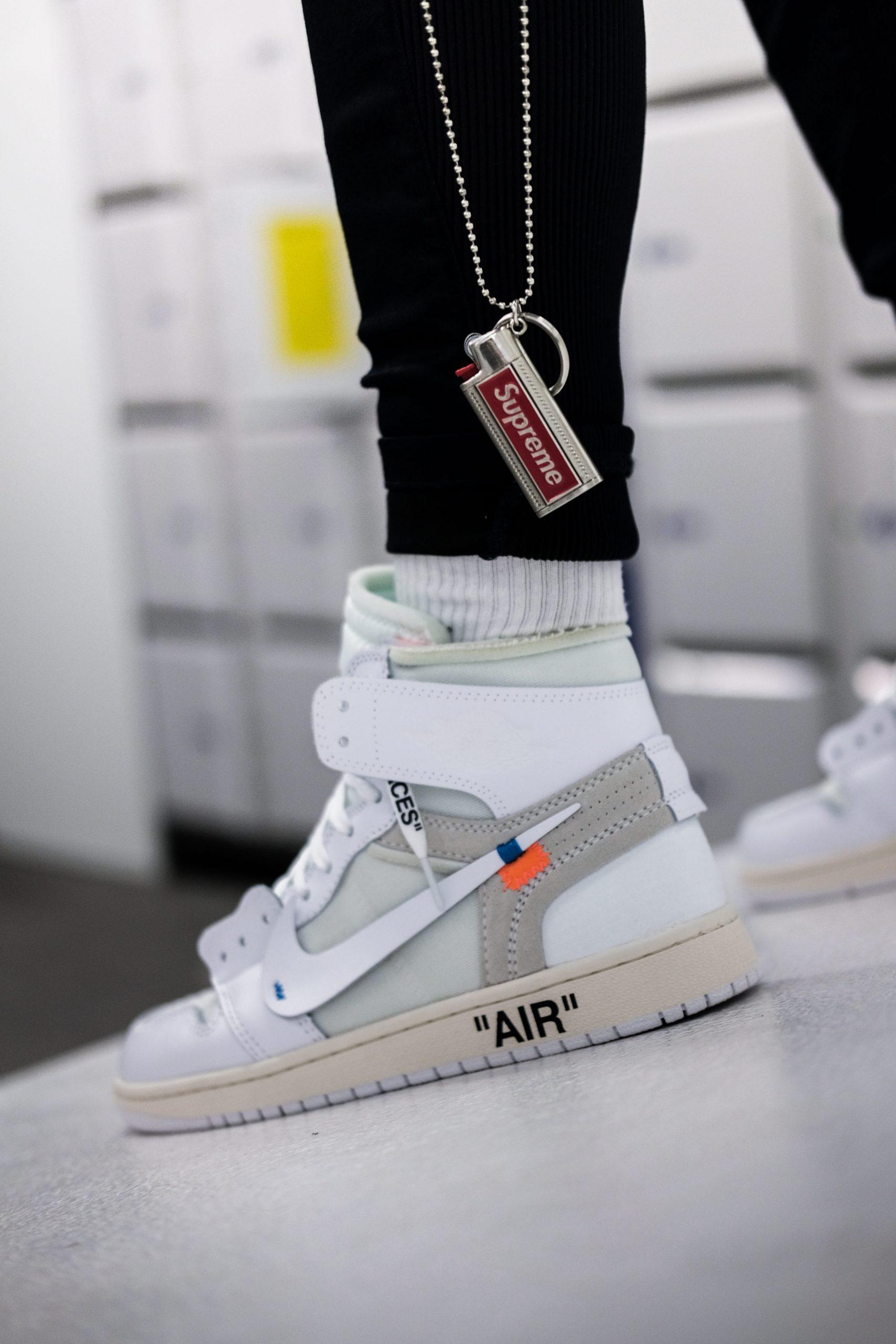 1707x2560 Wallpaper Person Wearing Nike X Off White Shoe, Clothing, Apparel, Footwear • Wallpaper For You HD Wallpaper For Desktop & Mobile