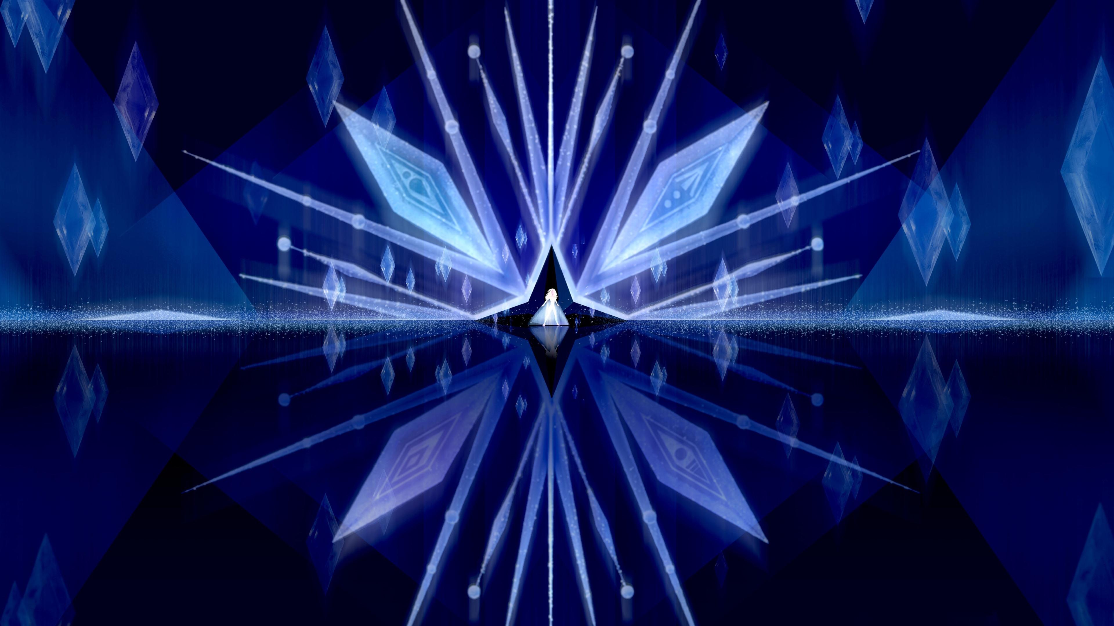 3840x2160 Wallpaper Snowflake, Frozen 2 5120x2880 UHD 5K Picture, Image