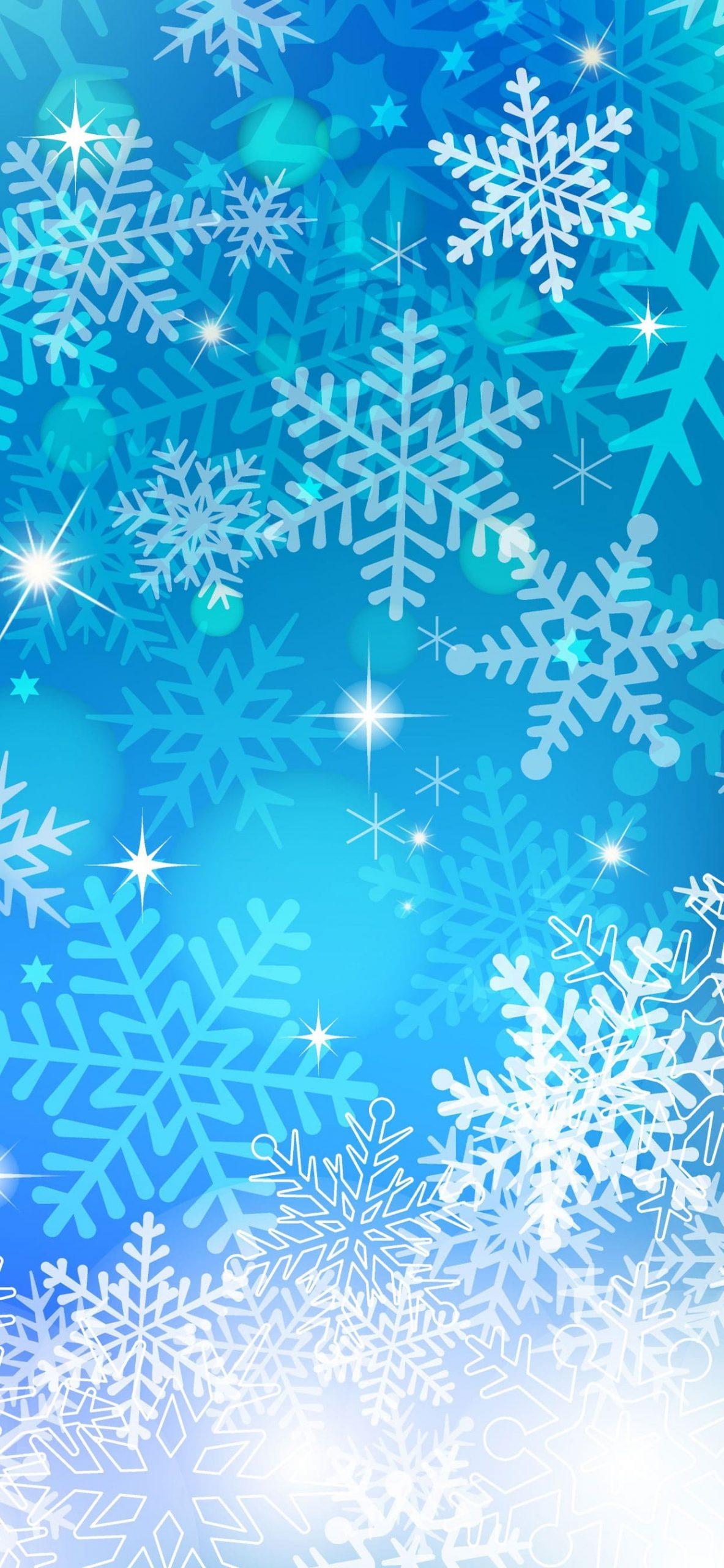 White Snowflakes on Blue background vector Seamless Pattern Falling  Snowflakes on Blue backdrop Concept of Winter holiday 8975566 Vector Art  at Vecteezy