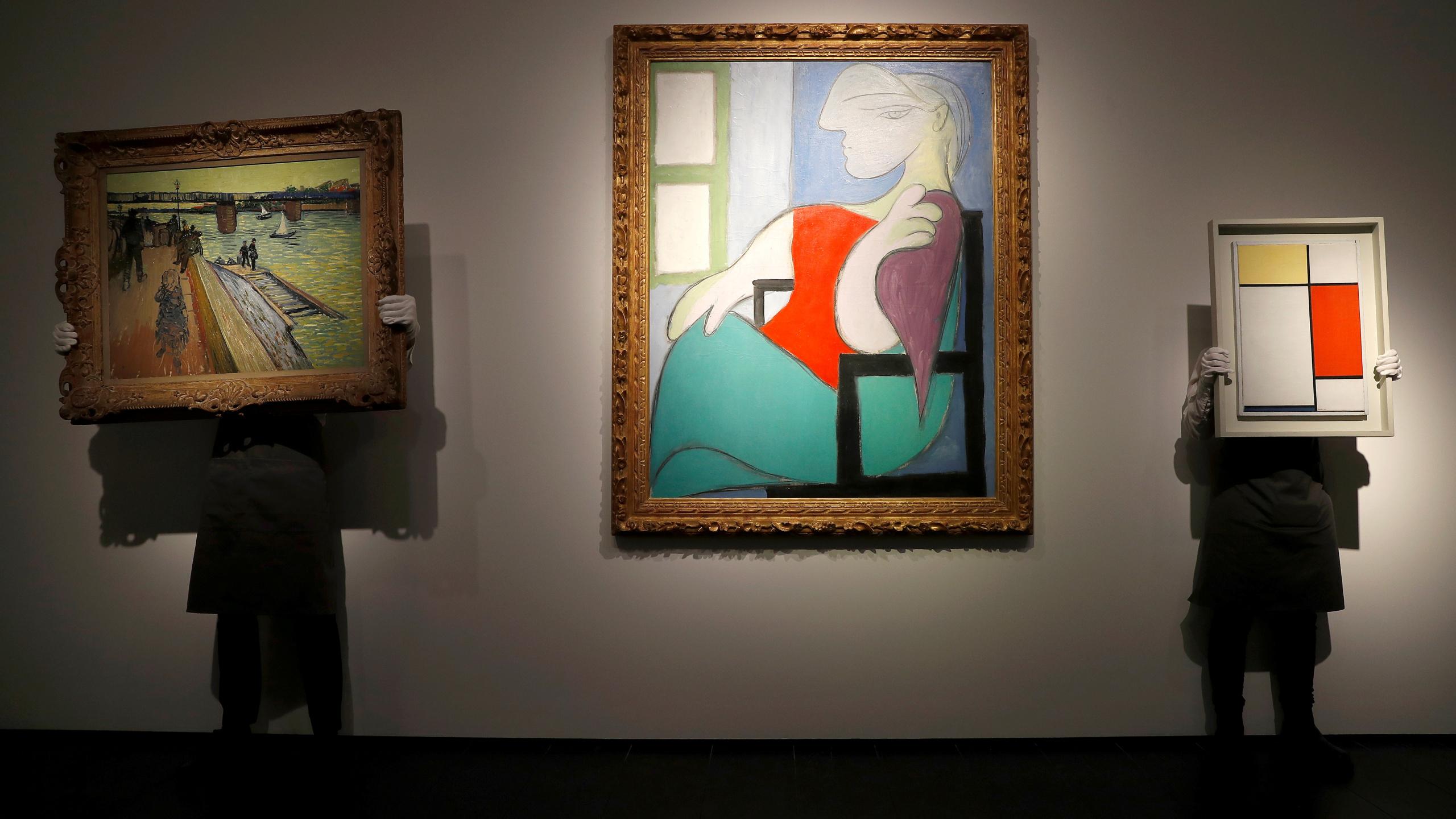 2560x1440 Picasso oil painting sells for over $100M at New York auction