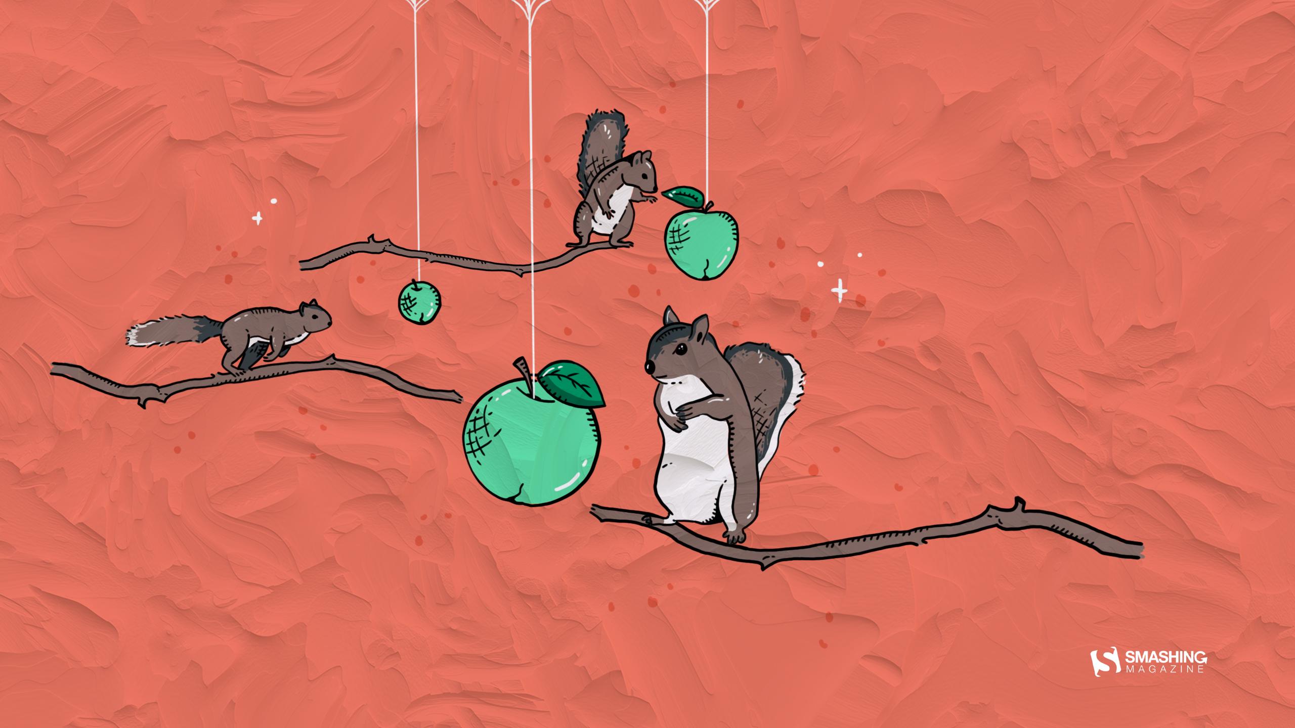 2560x1440 Squirrels, Ghosts, And Moonlight: Tales From October (2020 Wallpaper Edition)