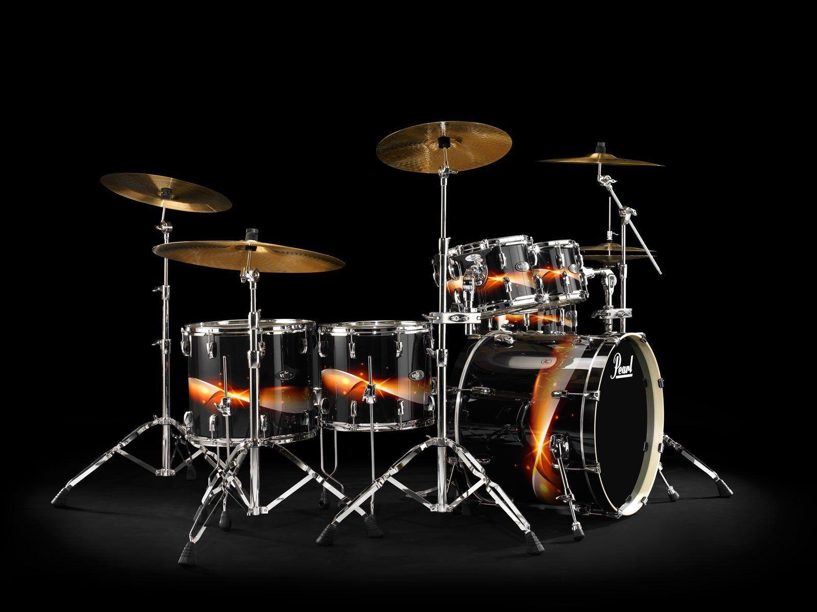 1600x1200 Drum Set Wallpaper HD