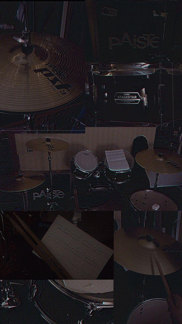 750x1334 drums aesthetic. Drums, Black aesthetic wallpaper, Drums wallpaper